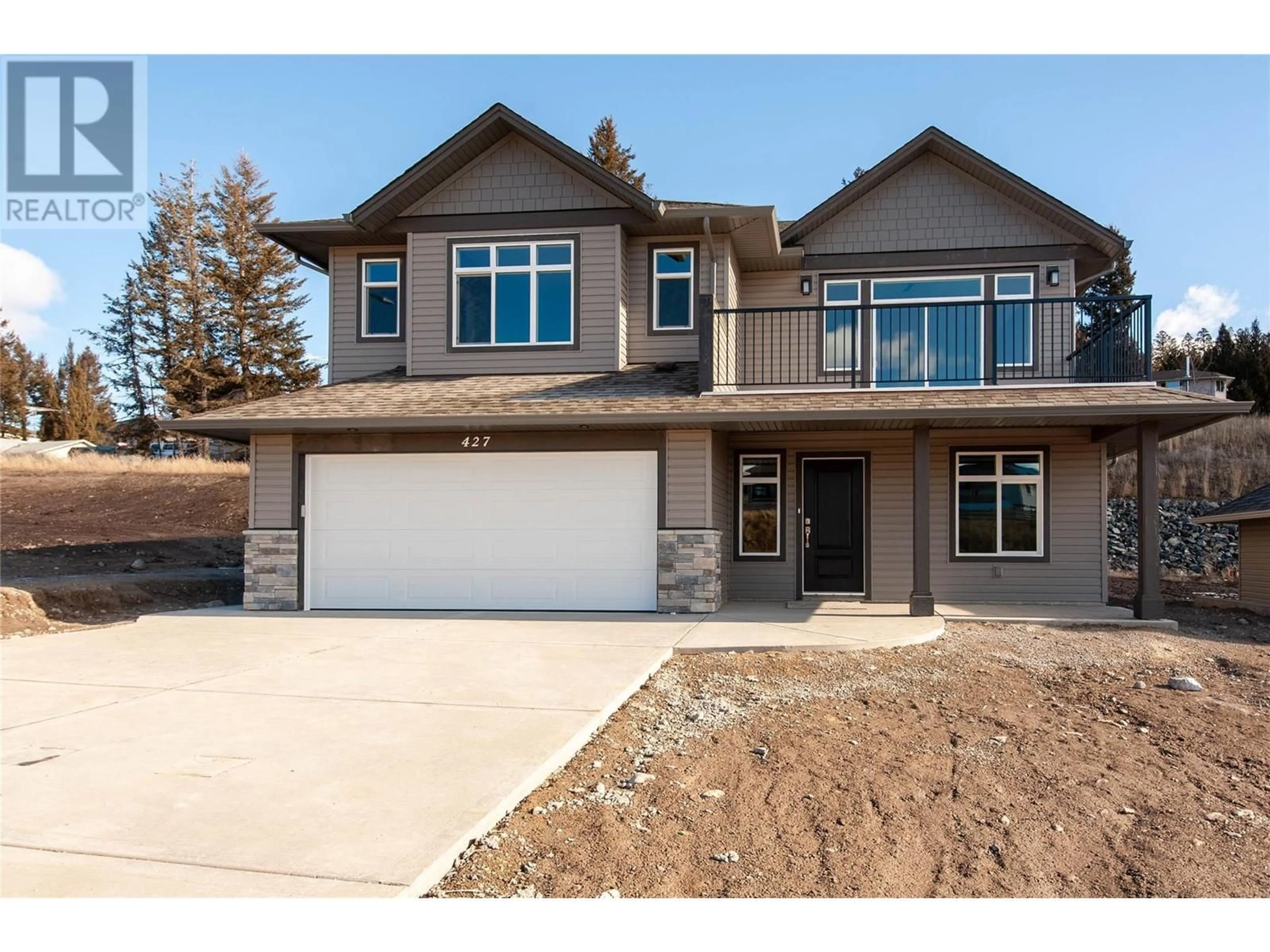 Home with brick exterior material, street for 427 POPLAR DRIVE, Logan Lake British Columbia V0K1W0