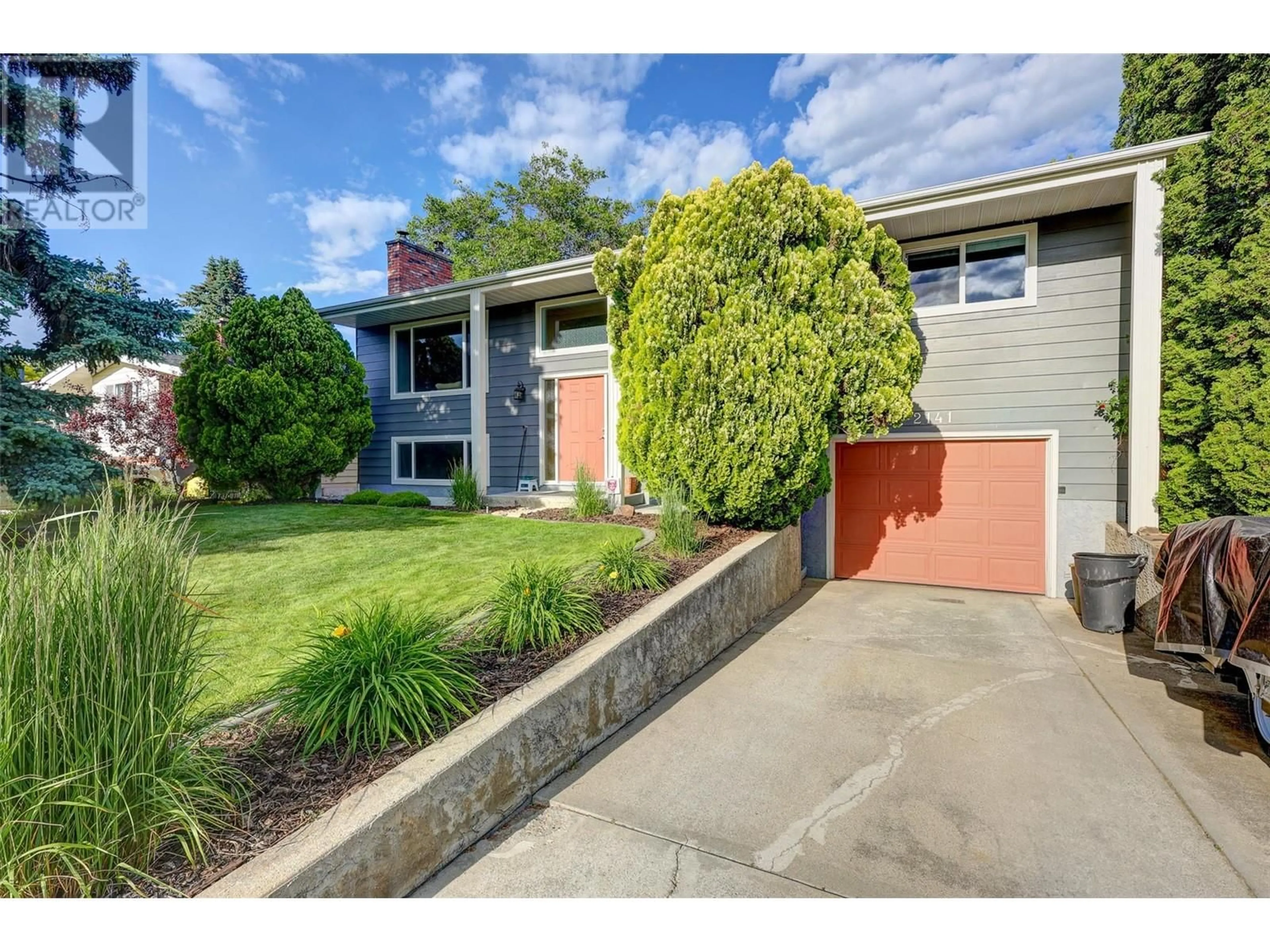 Home with brick exterior material, street for 2141 KASLO COURT, Kelowna British Columbia V1Y8B9