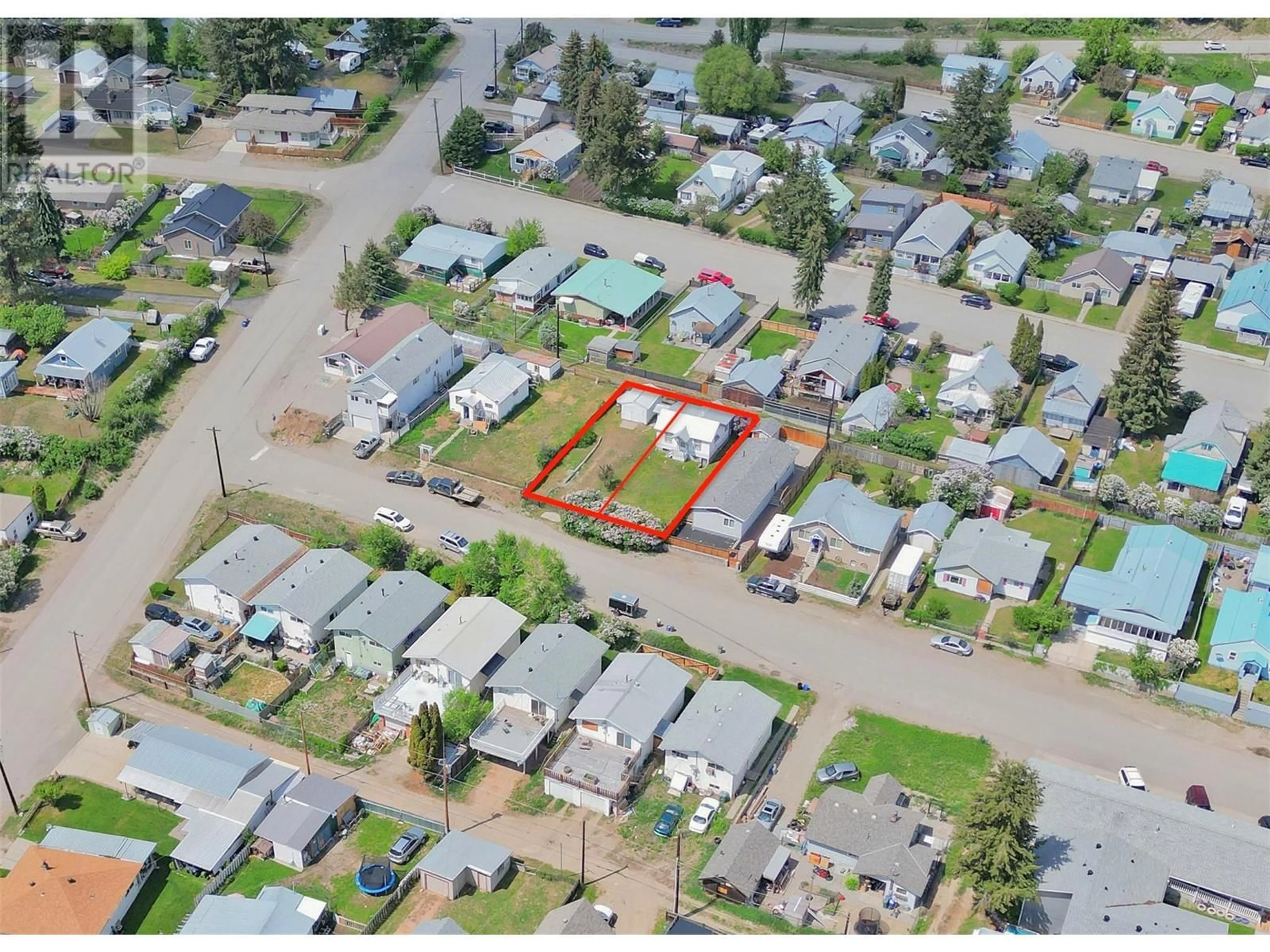 A pic from outside/outdoor area/front of a property/back of a property/a pic from drone, street for 287 LACHINE AVENUE, Princeton British Columbia V0X1W0