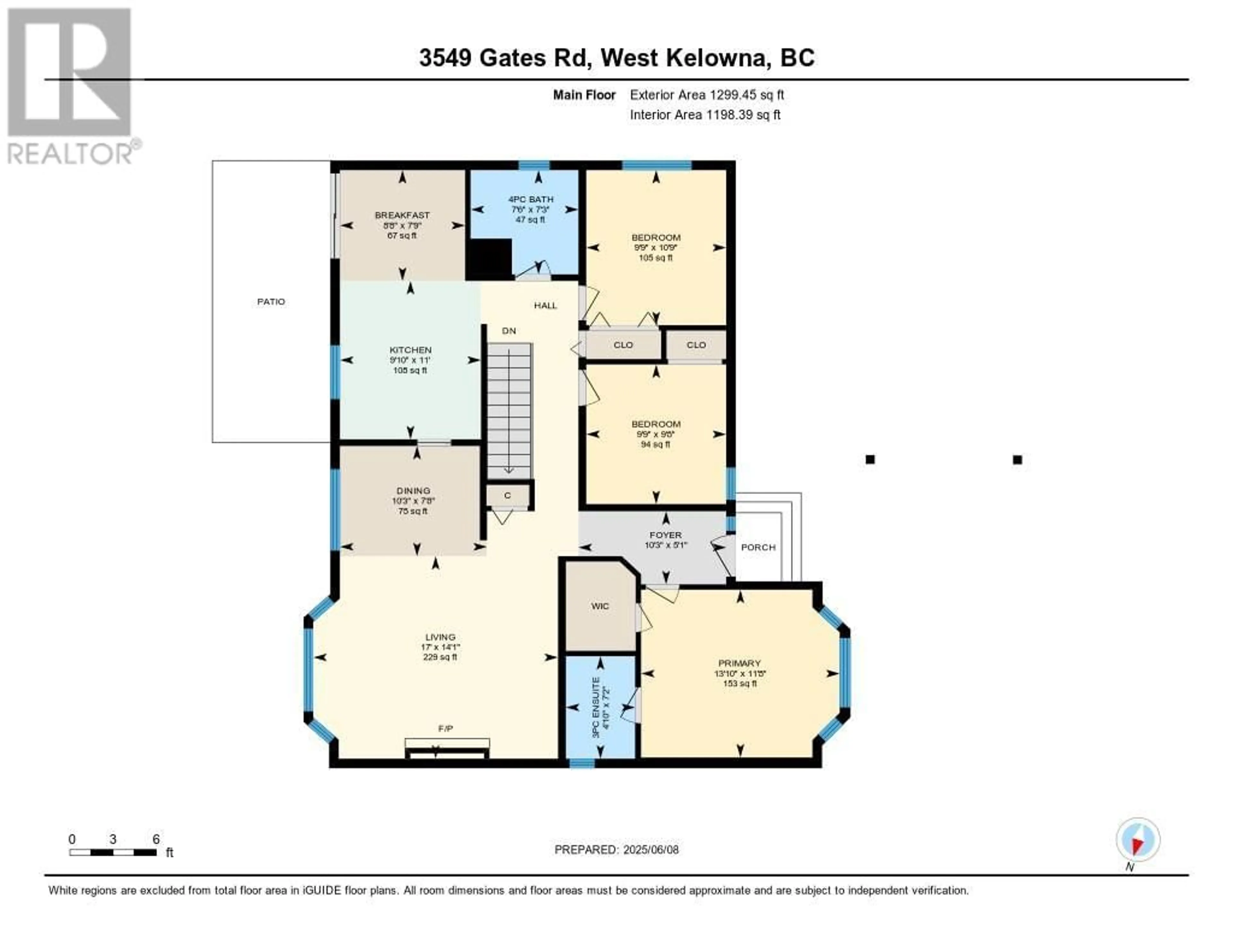 Floor plan for 3549 GATES ROAD, West Kelowna British Columbia V4T1A2