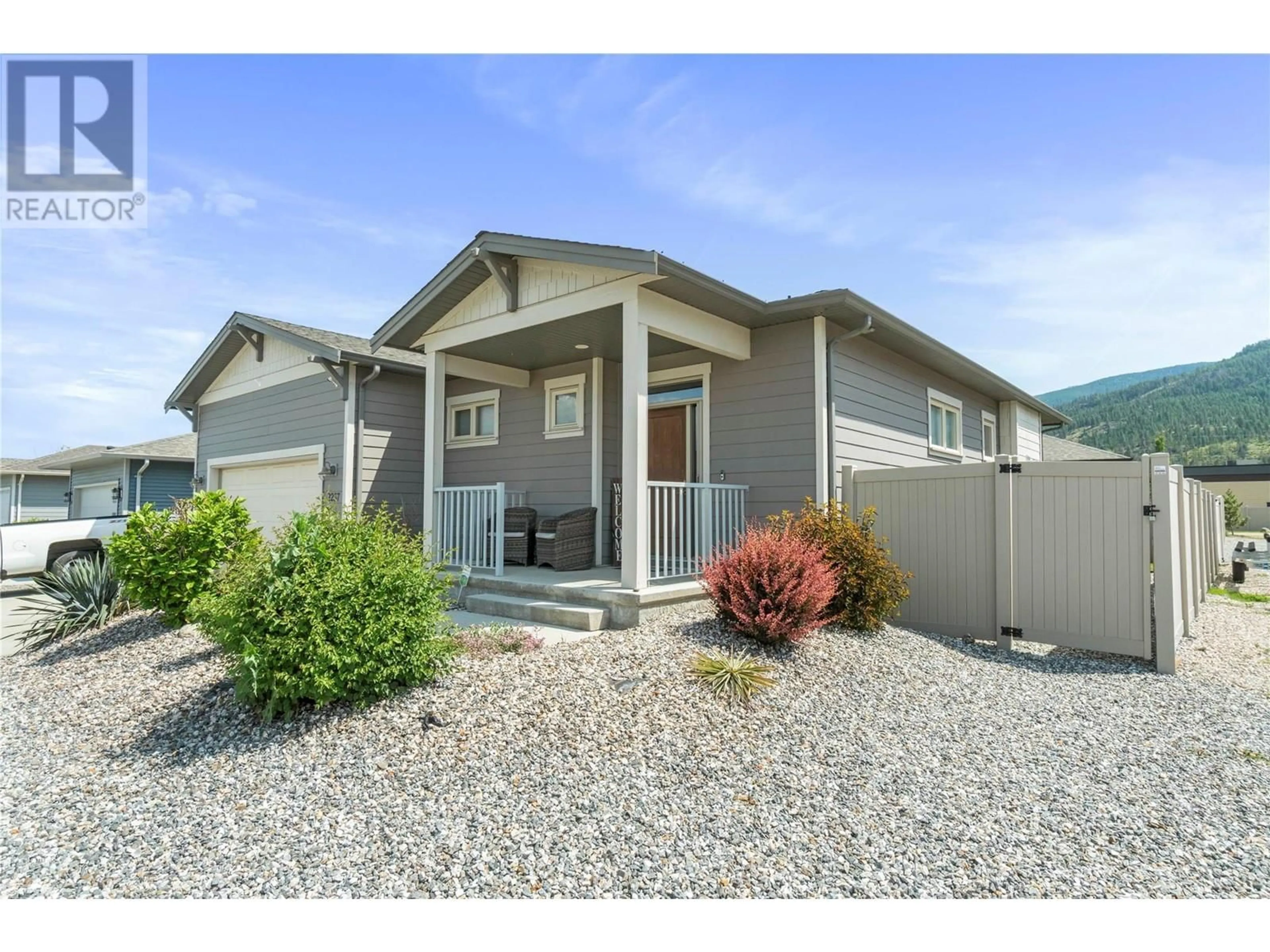 Home with vinyl exterior material, street for 2257 RAHN AVENUE, Armstrong British Columbia V0E1B8