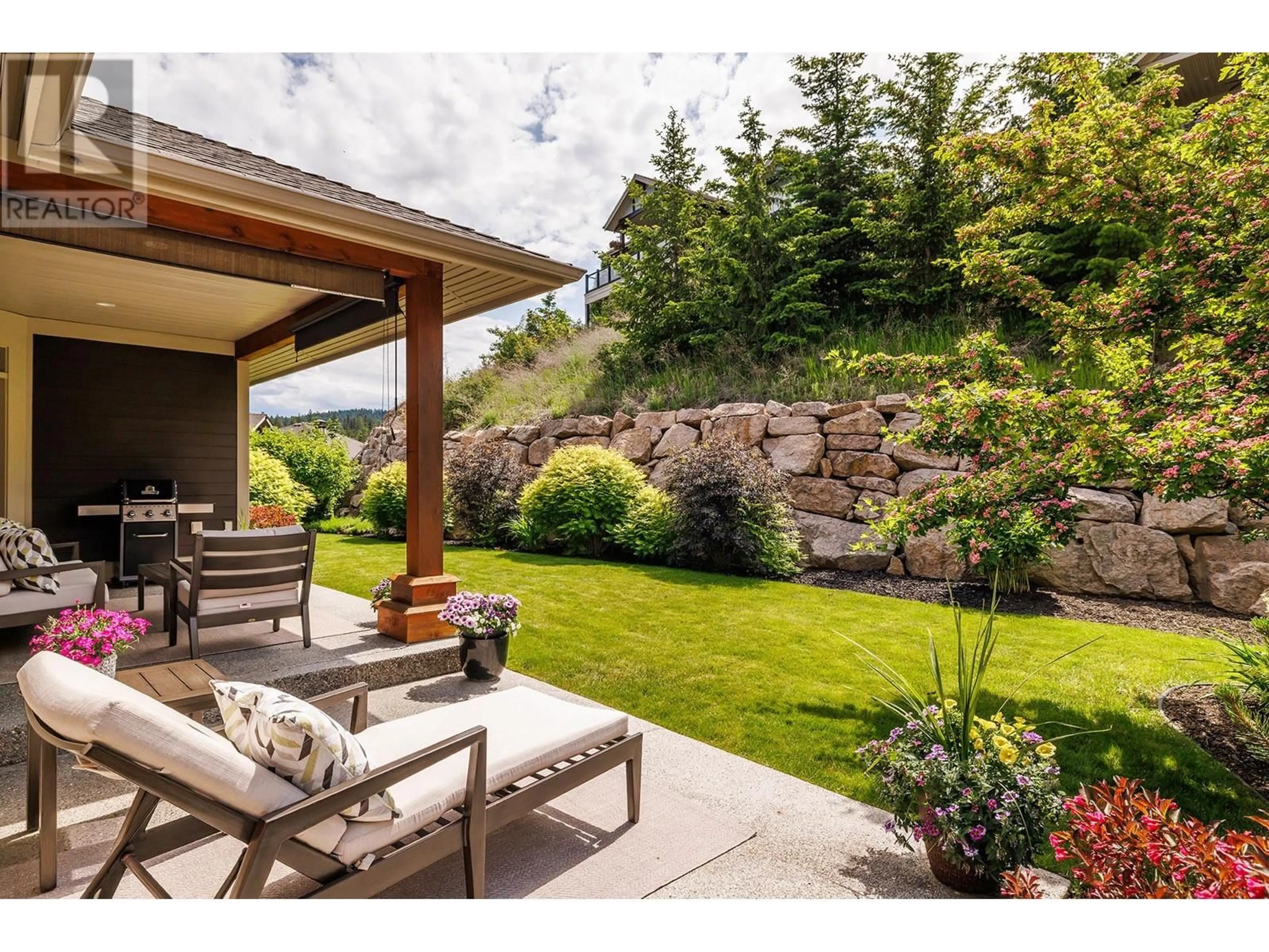 Patio, mountain view for 428 LONGSPOON DRIVE, Vernon British Columbia V1H2K2