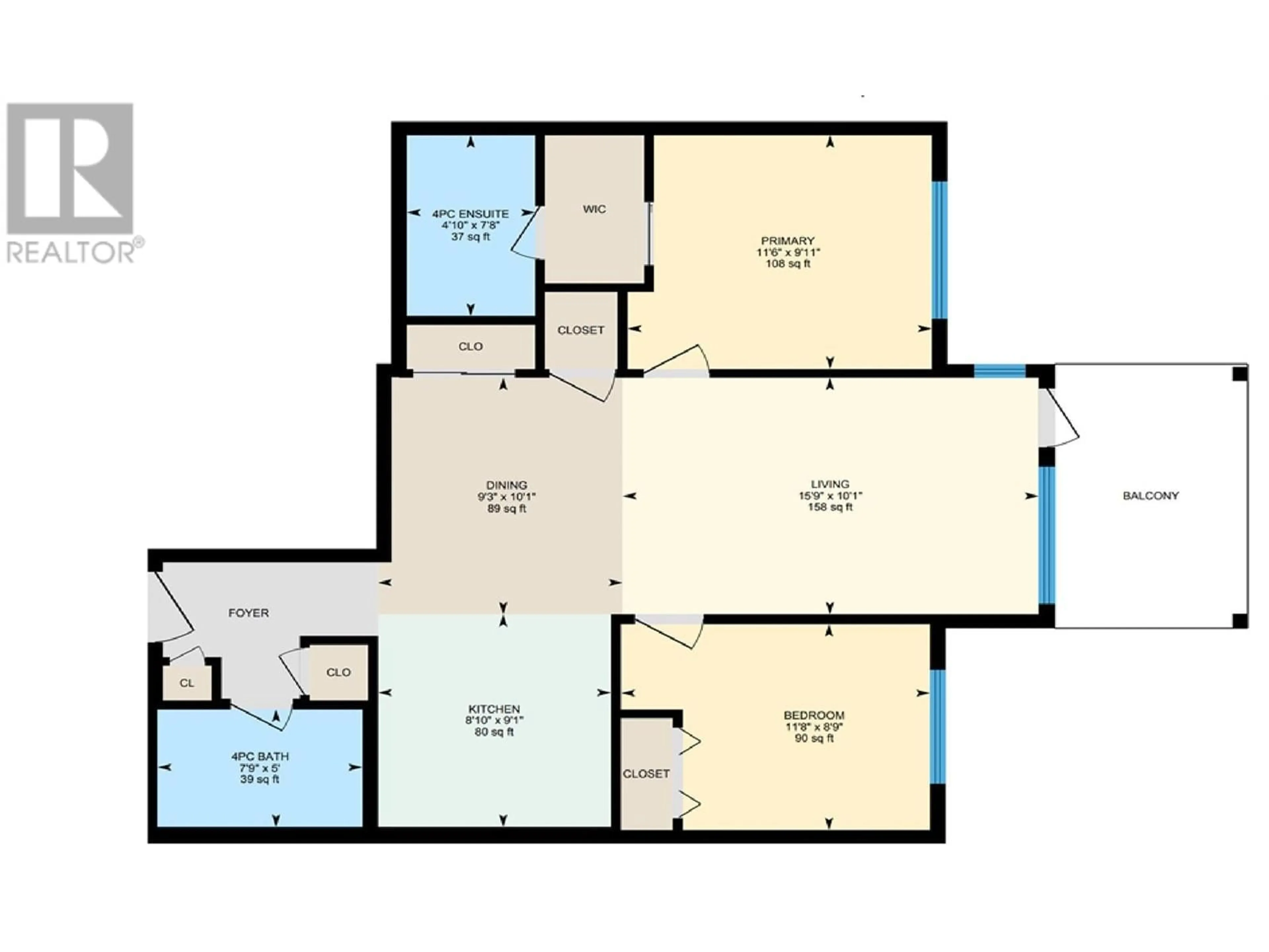 Floor plan for 321 - 2301 CARRINGTON ROAD, West Kelowna British Columbia V4T3K8