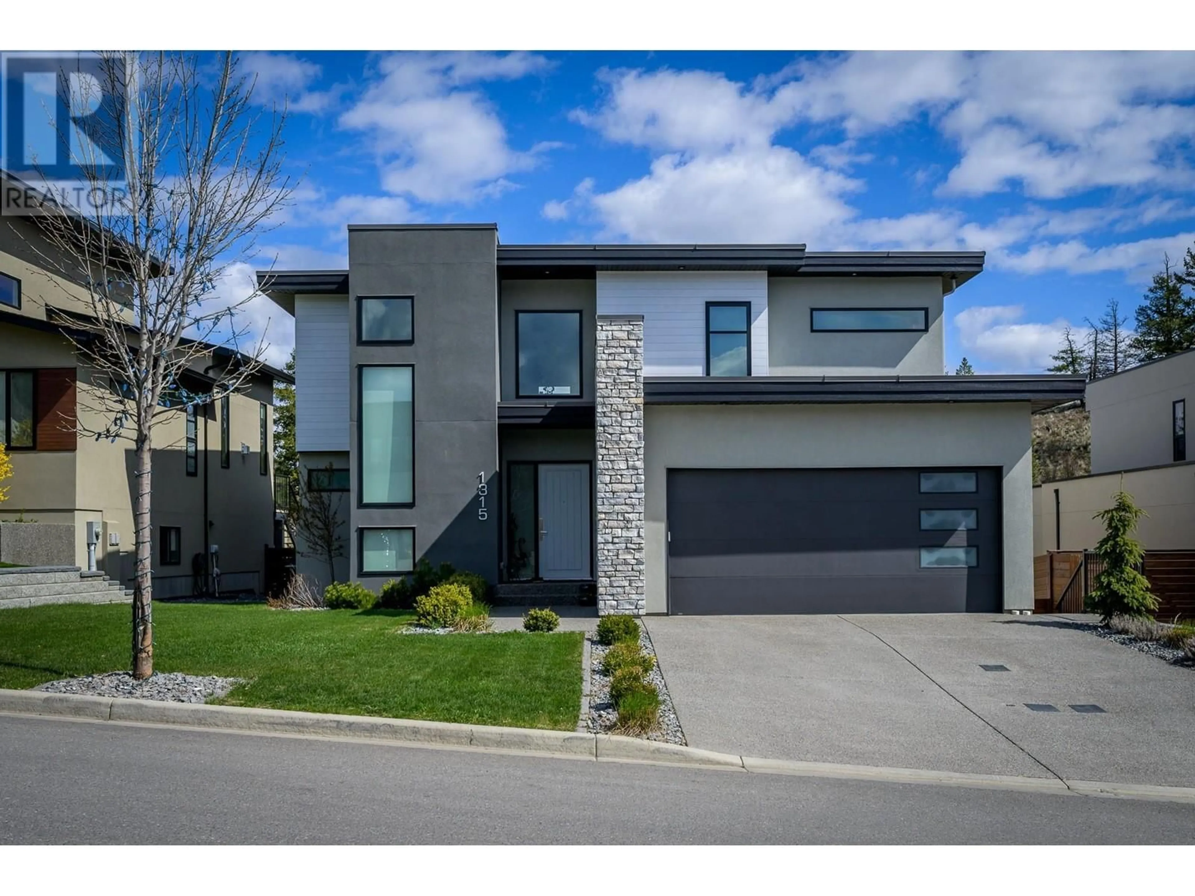 Home with brick exterior material, street for 1315 PRAIRIE ROSE DRIVE, Kamloops British Columbia V2E0C5