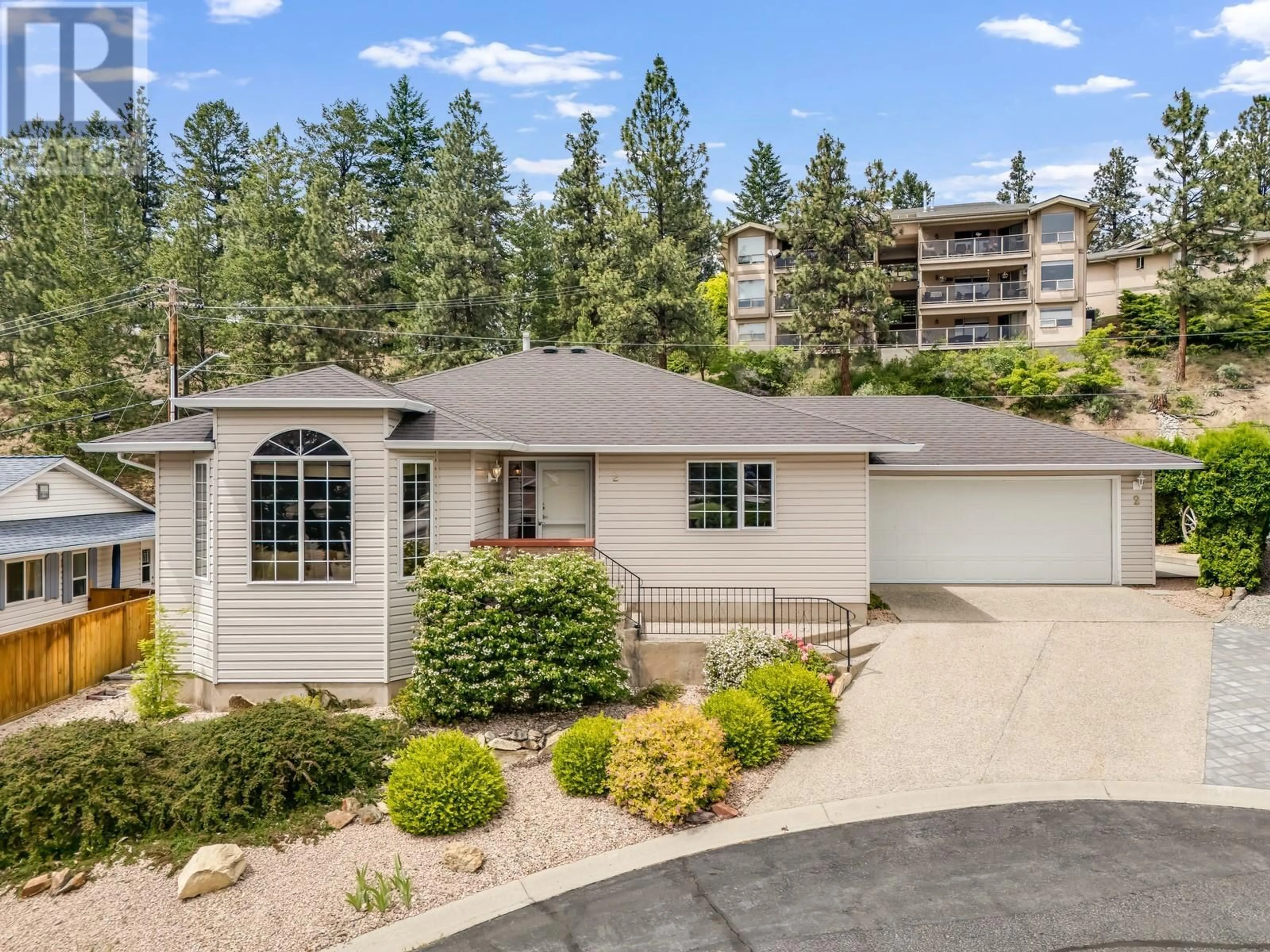 Home with vinyl exterior material, mountain view for 2 - 17333 SNOW AVENUE, Summerland British Columbia V0H1Z6