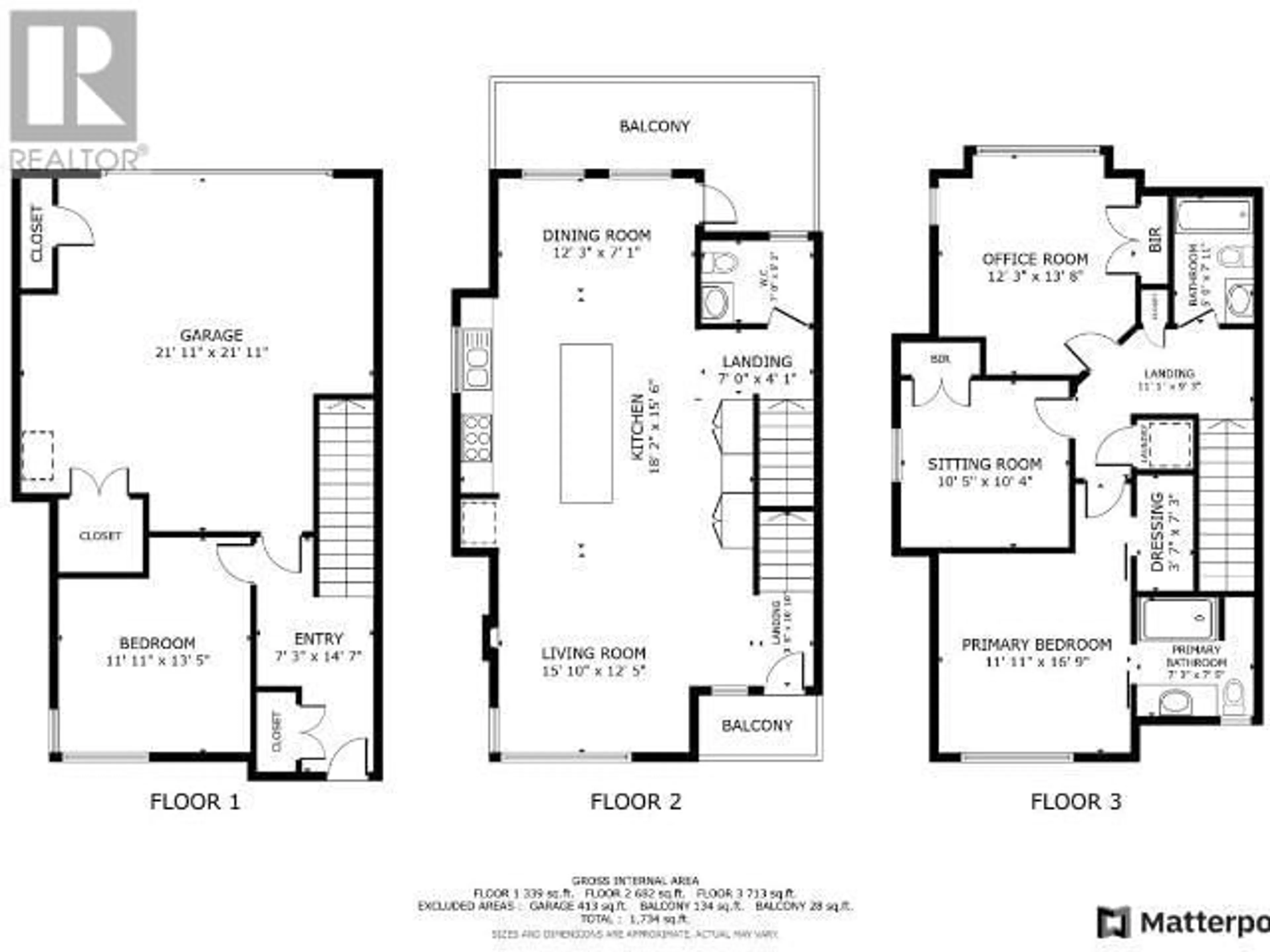 Floor plan for 105 - 370 9TH AVENUE, Kamloops British Columbia V2C0H9