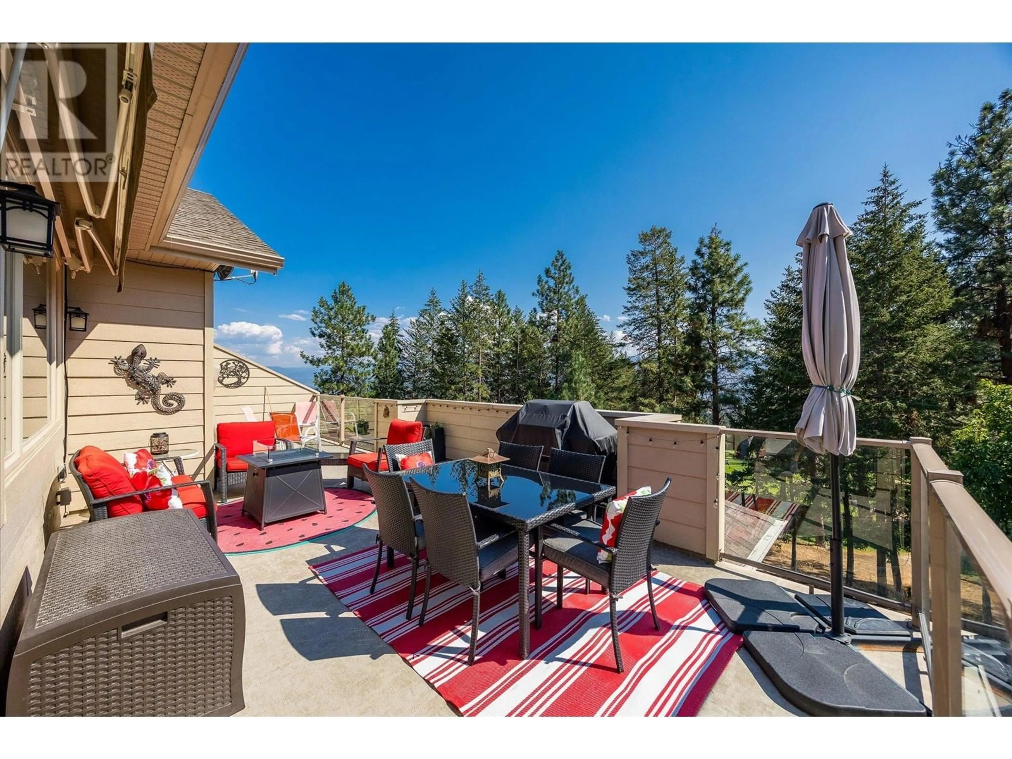 Patio, mountain view for 14 - 2283 SHANNON HEIGHTS COURT, West Kelowna British Columbia V4T3B9