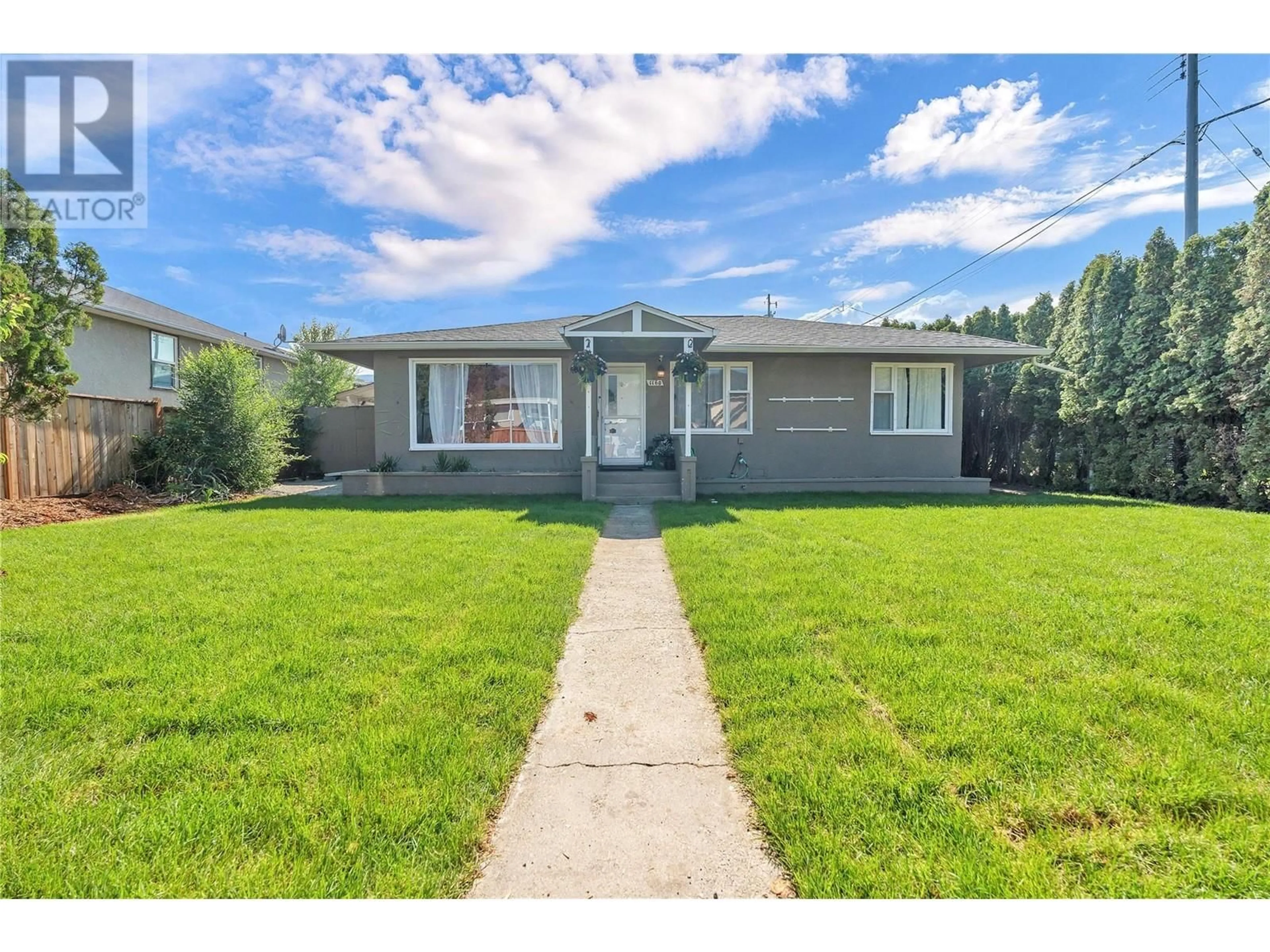 Home with vinyl exterior material, street for 1160 MOOSEJAW STREET, Penticton British Columbia V2A5T9