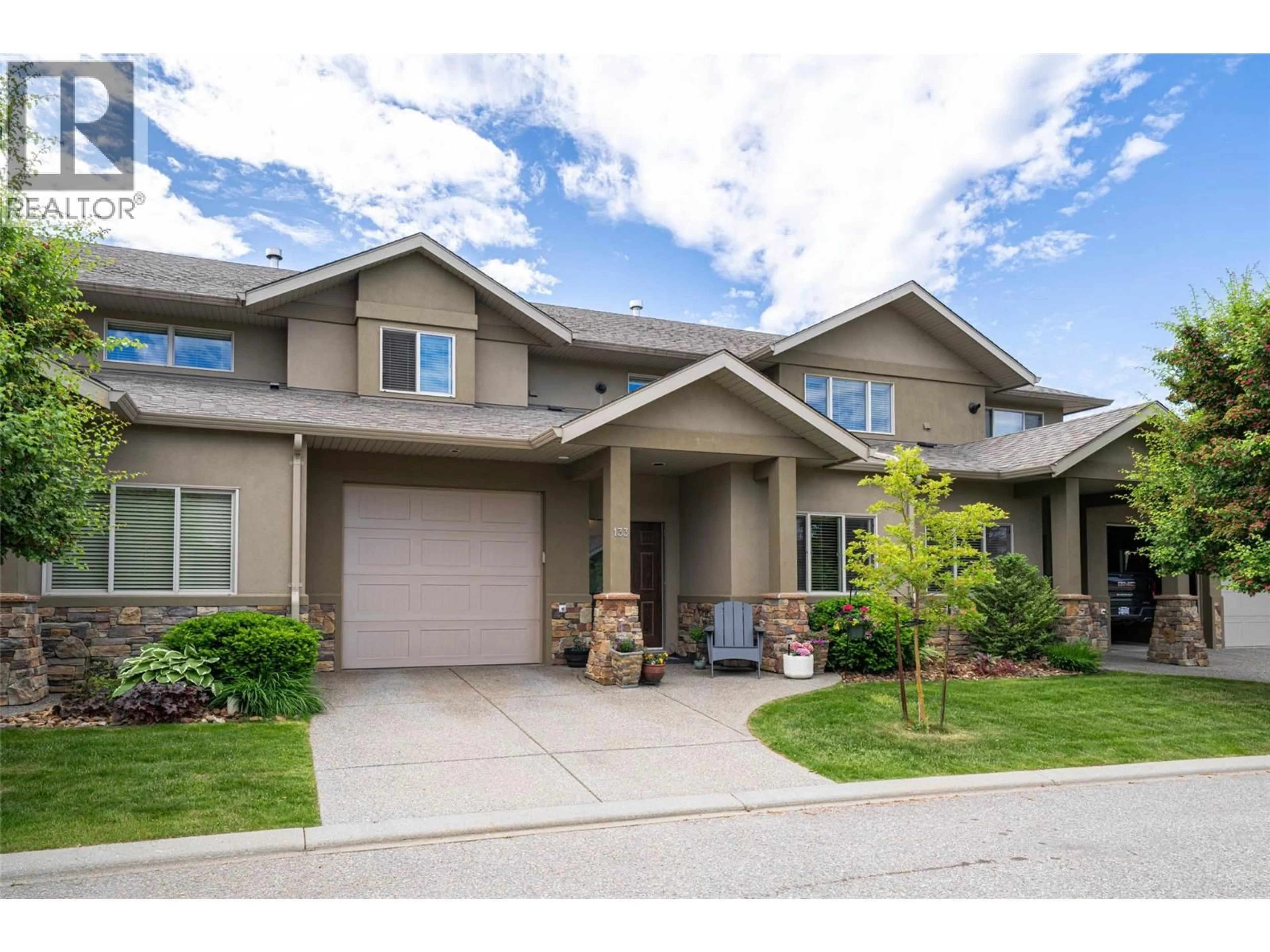 Home with brick exterior material, street for 133 - 9875 SELKIRK DRIVE, Coldstream British Columbia V1B4C4