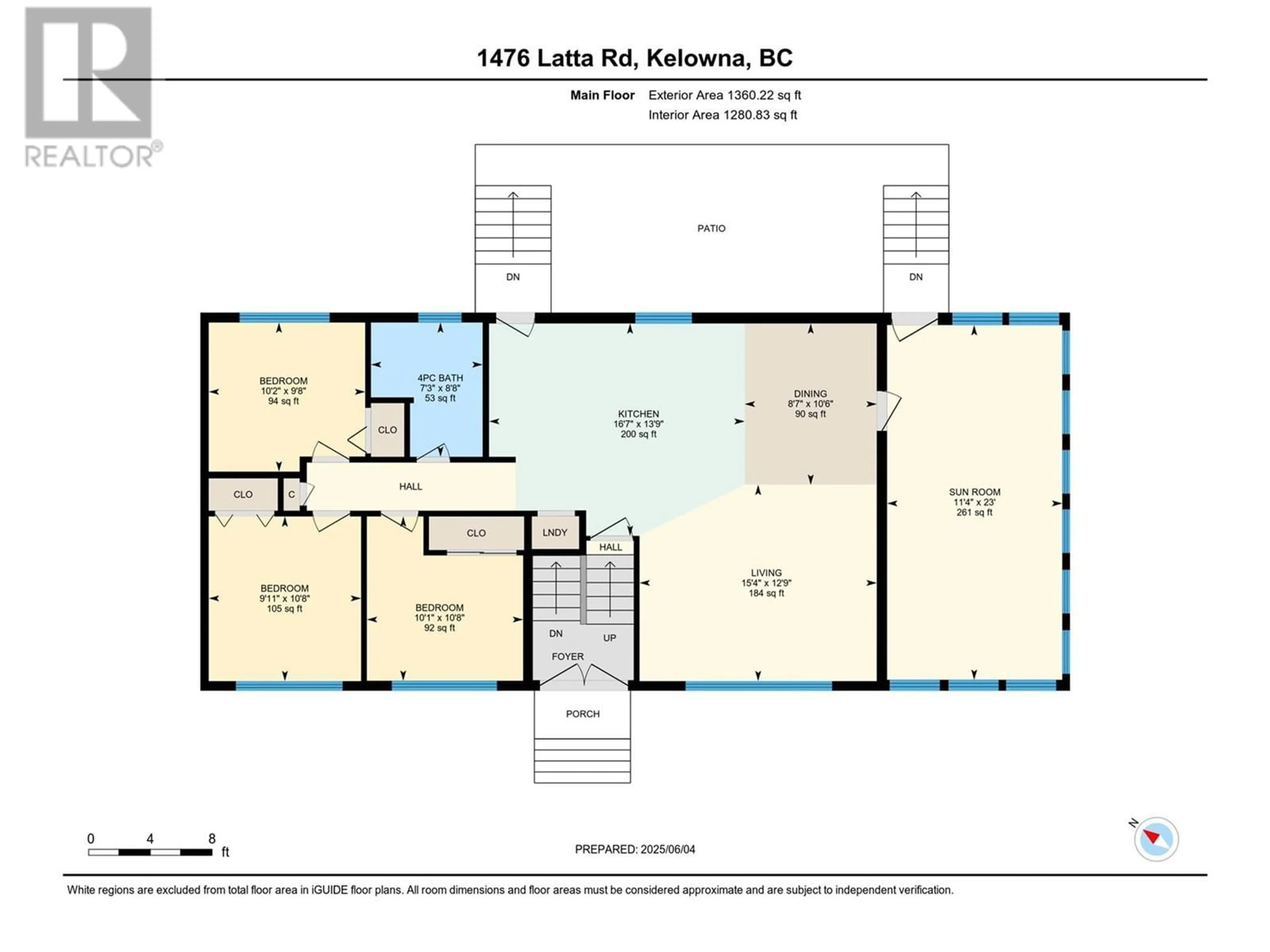 Floor plan for 1476 LATTA ROAD, Kelowna British Columbia V1P1B4
