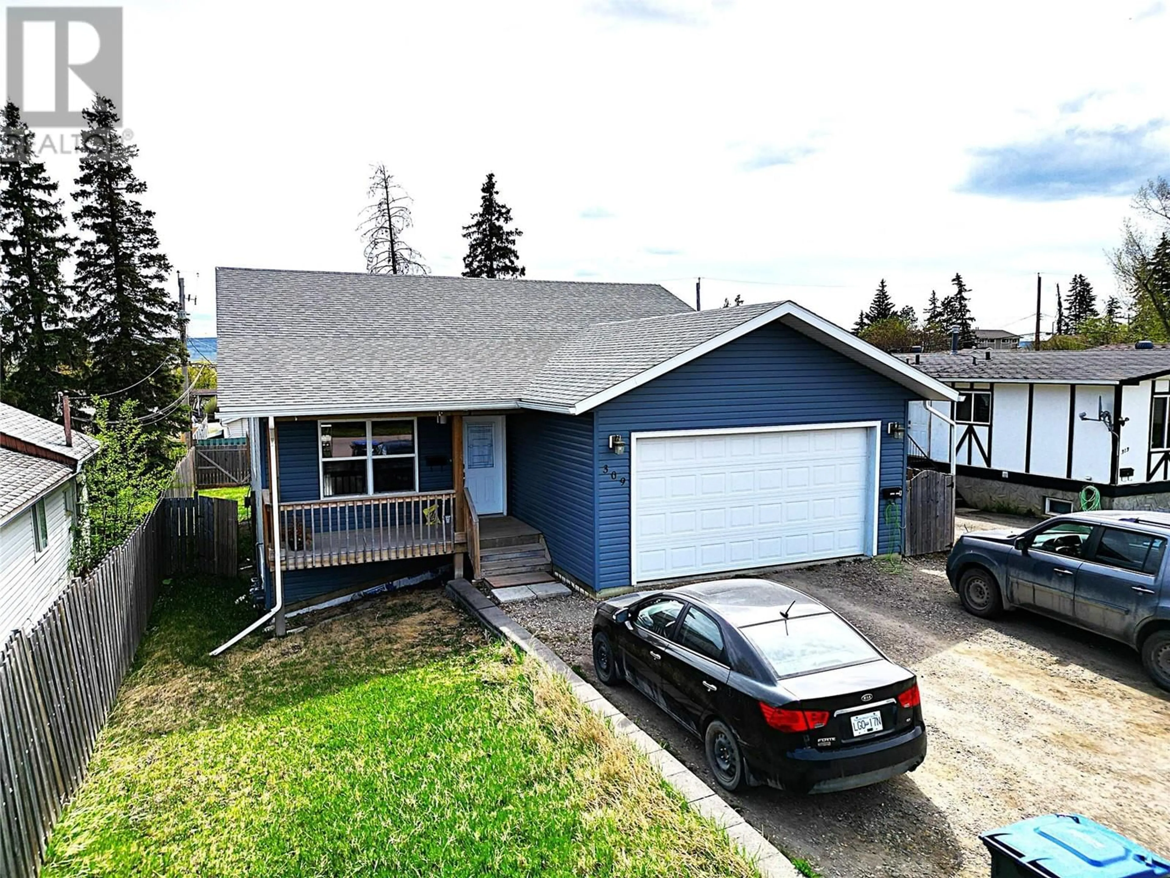 A pic from outside/outdoor area/front of a property/back of a property/a pic from drone, street for 309 99 AVENUE, Dawson Creek British Columbia V1G1T1