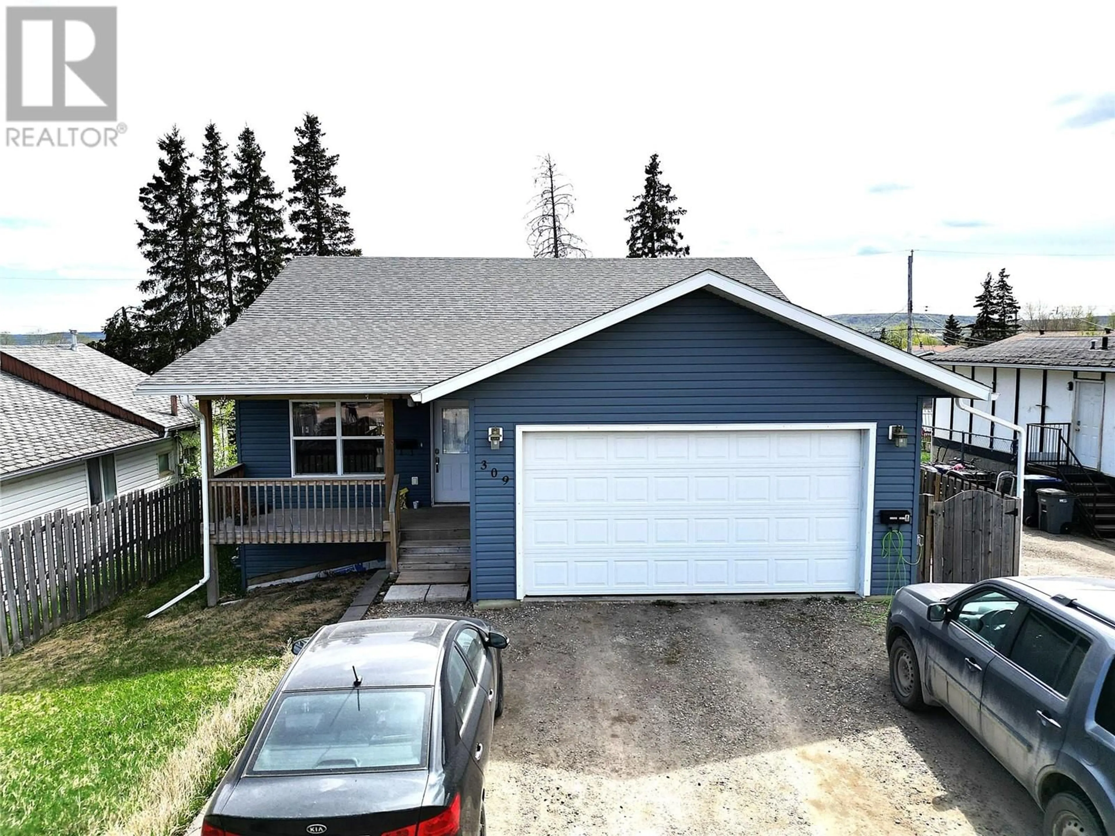 A pic from outside/outdoor area/front of a property/back of a property/a pic from drone, street for 309 99 AVENUE, Dawson Creek British Columbia V1G1T1