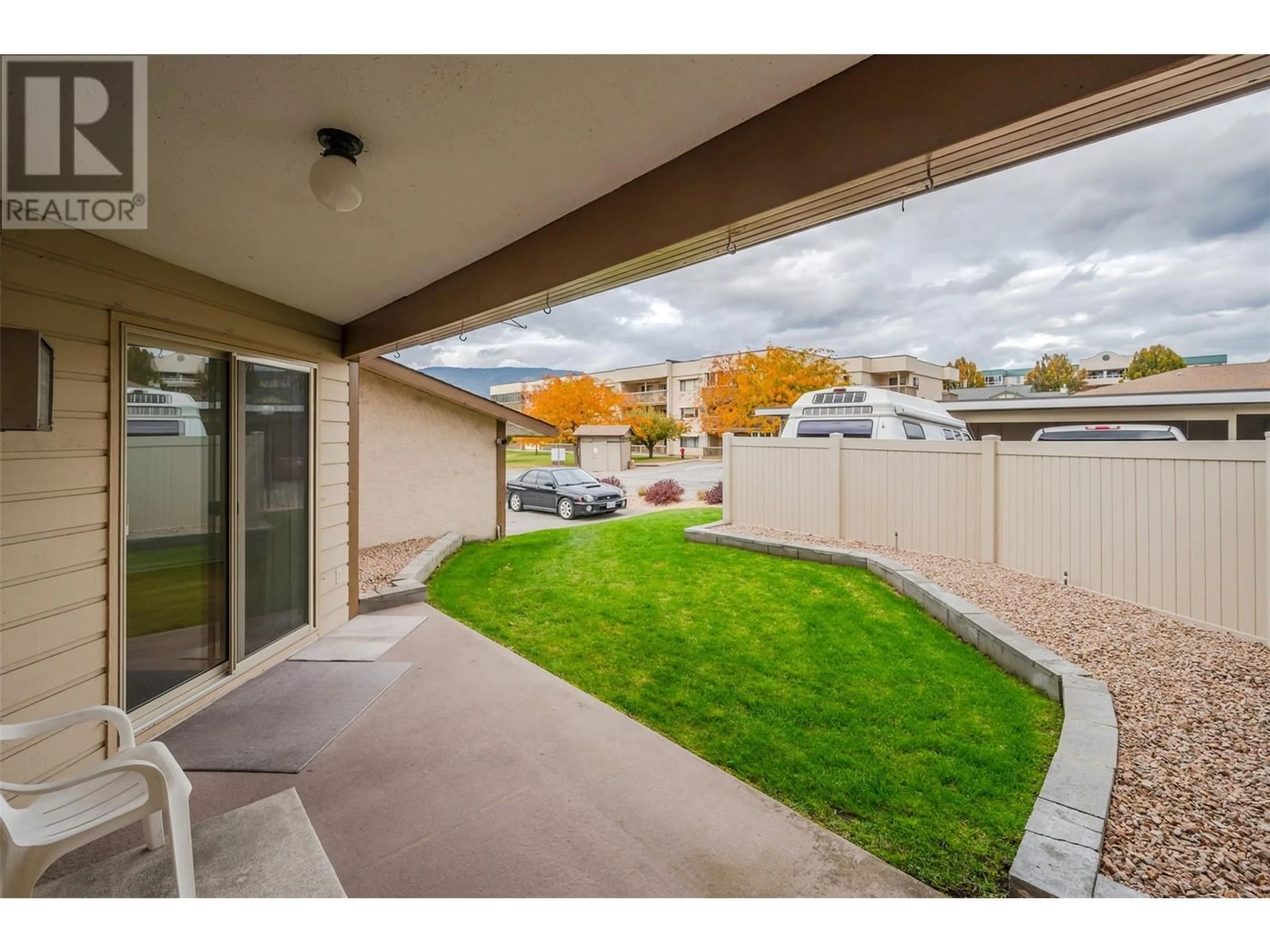 Patio, mountain view for 106 - 1860 ATKINSON STREET, Penticton British Columbia V2A7M6