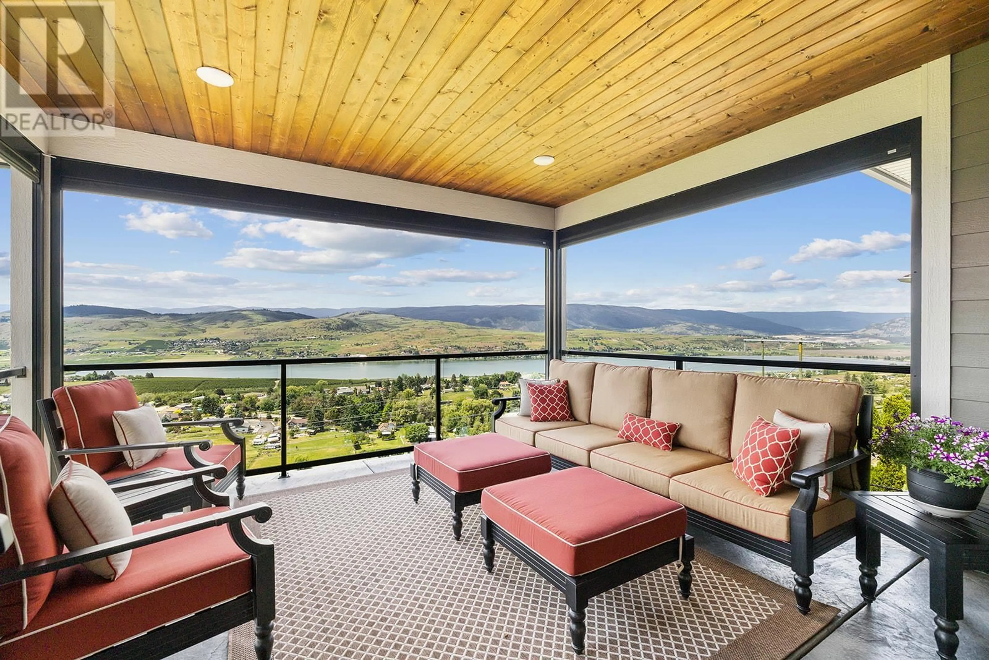 Patio, water/lake/river/ocean view for 6658 BLACKCOMB WAY, Vernon British Columbia V1B4E1