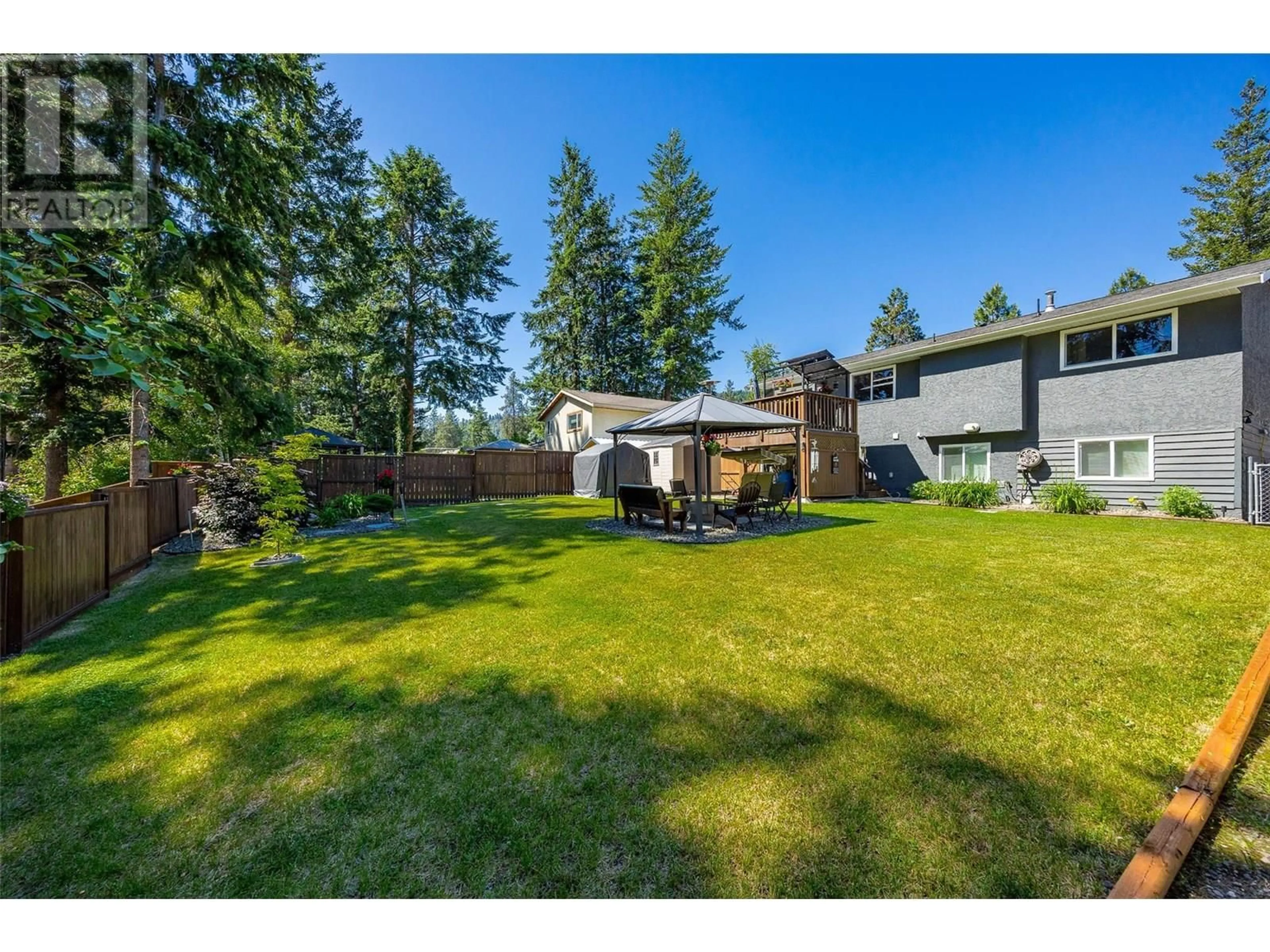 A pic from outside/outdoor area/front of a property/back of a property/a pic from drone, forest/trees view for 3455 PARKLANE ROAD, West Kelowna British Columbia V4T1B8