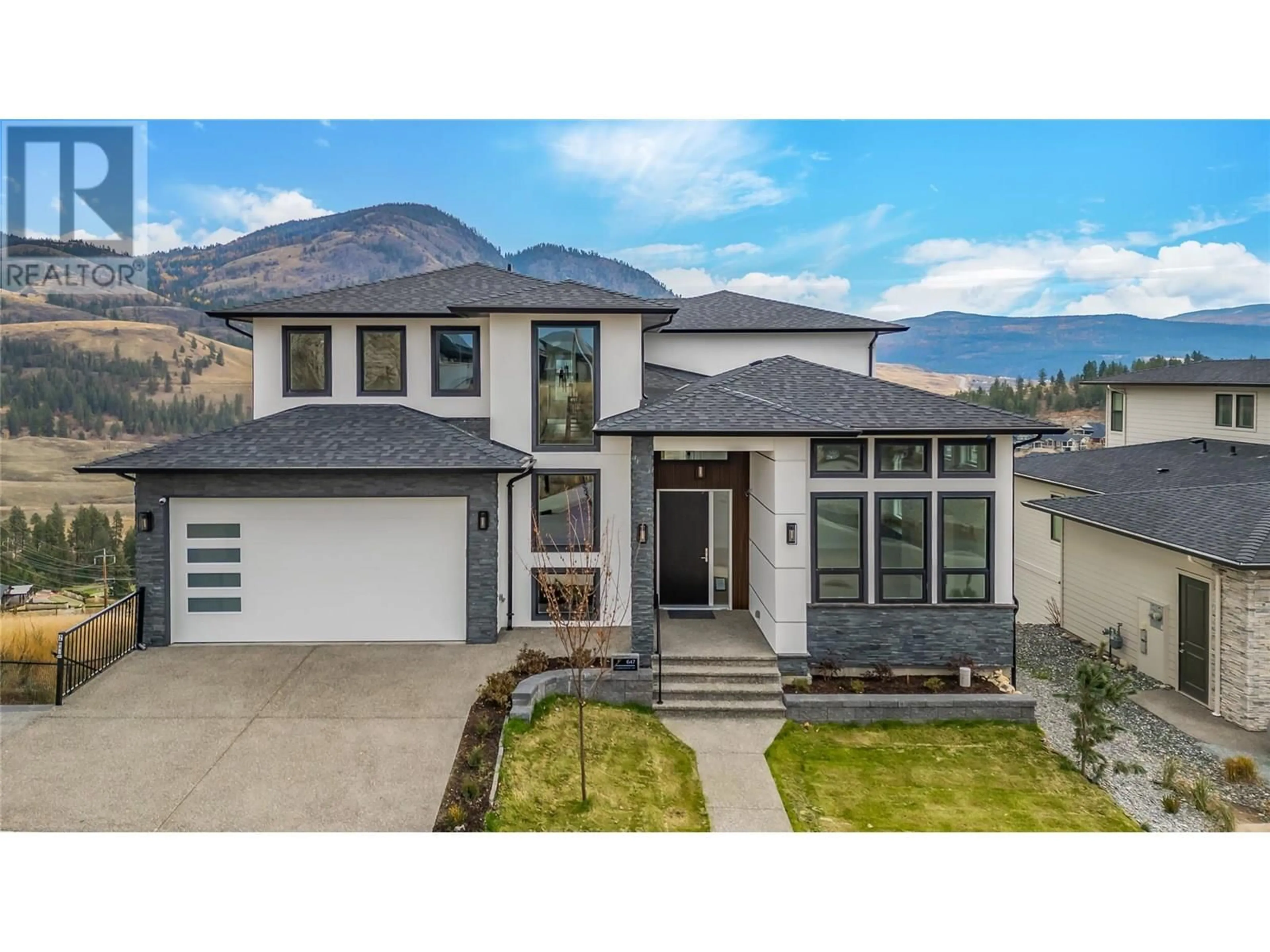 Home with vinyl exterior material, mountain view for 647 CARNOUSTIE DRIVE, Kelowna British Columbia V1P1V2