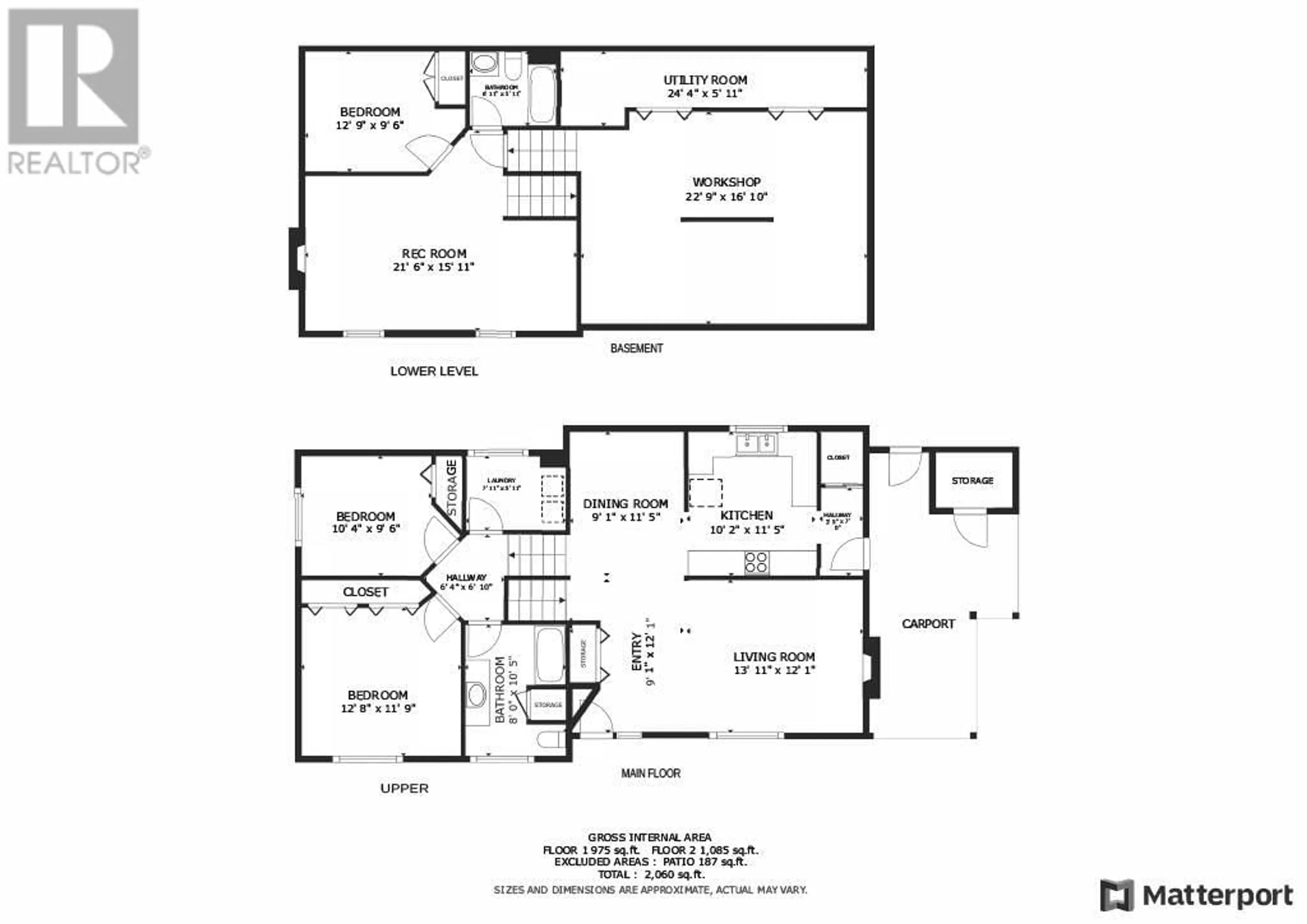 Floor plan for 611 GERTRUDE STREET, Midway British Columbia V0H1M0