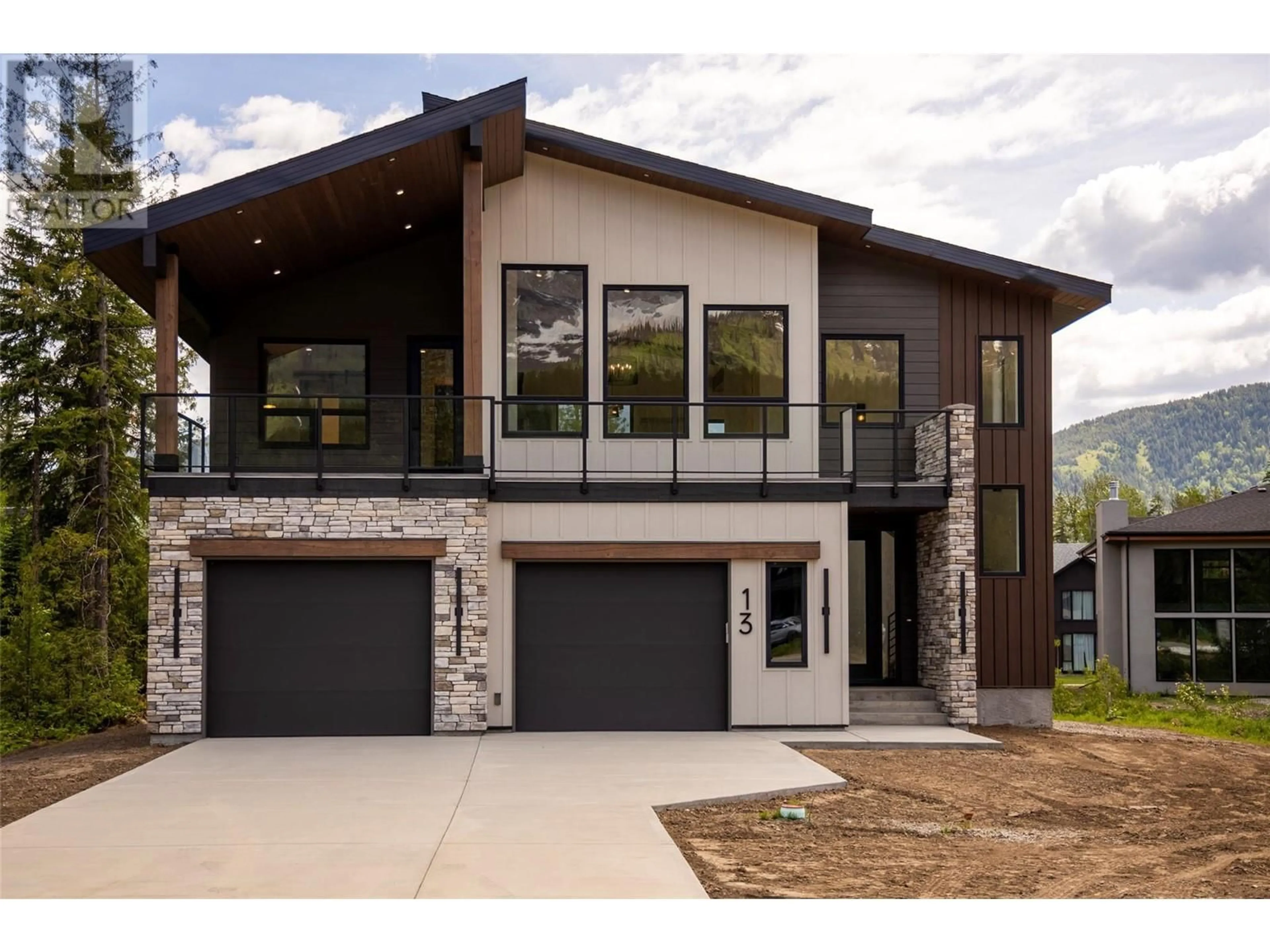 Home with brick exterior material, mountain view for 13 SUNSET LANE, Fernie British Columbia V0B1M1