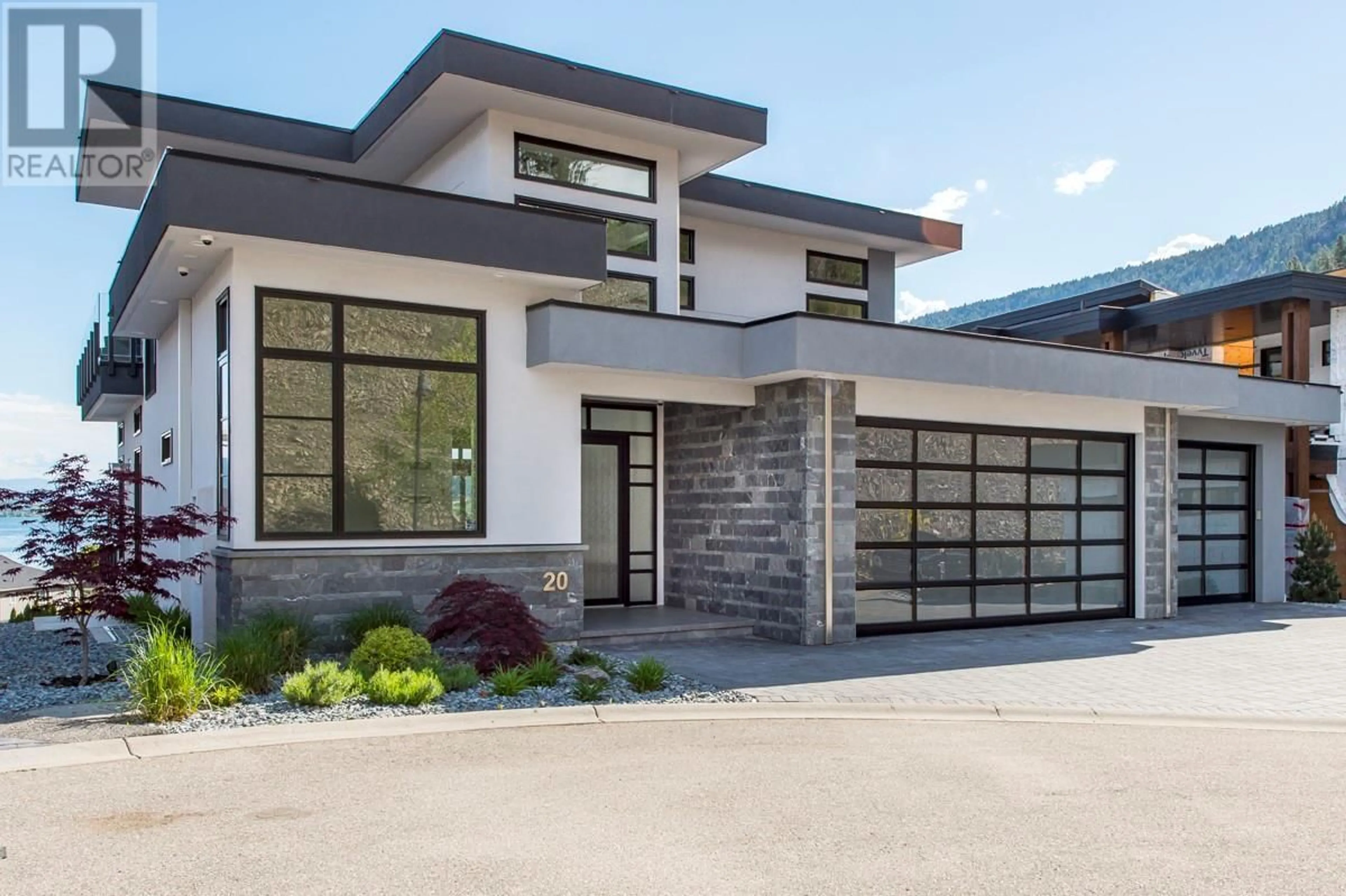 Home with brick exterior material, street for 20 - 18451 CRYSTAL WATERS ROAD, Lake Country British Columbia V4V2G2