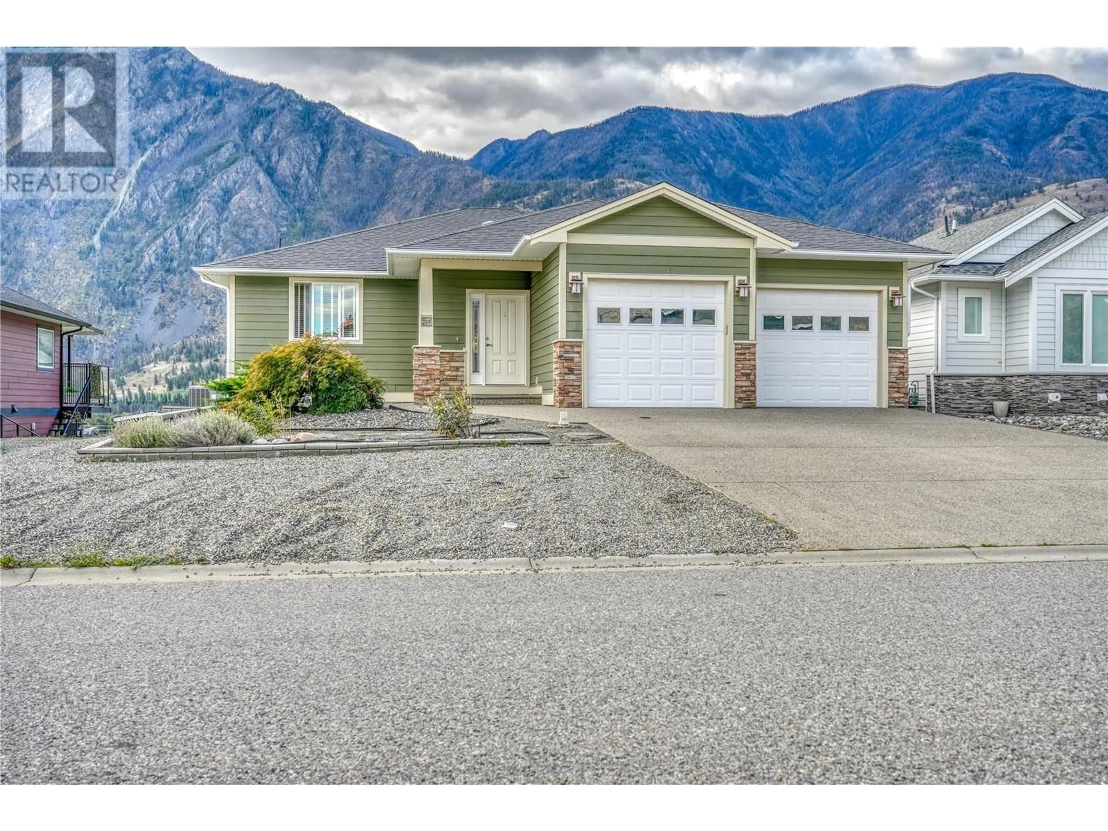 Home with vinyl exterior material, mountain view for 209 K VIEW CRESCENT, Keremeos British Columbia V0H1N2