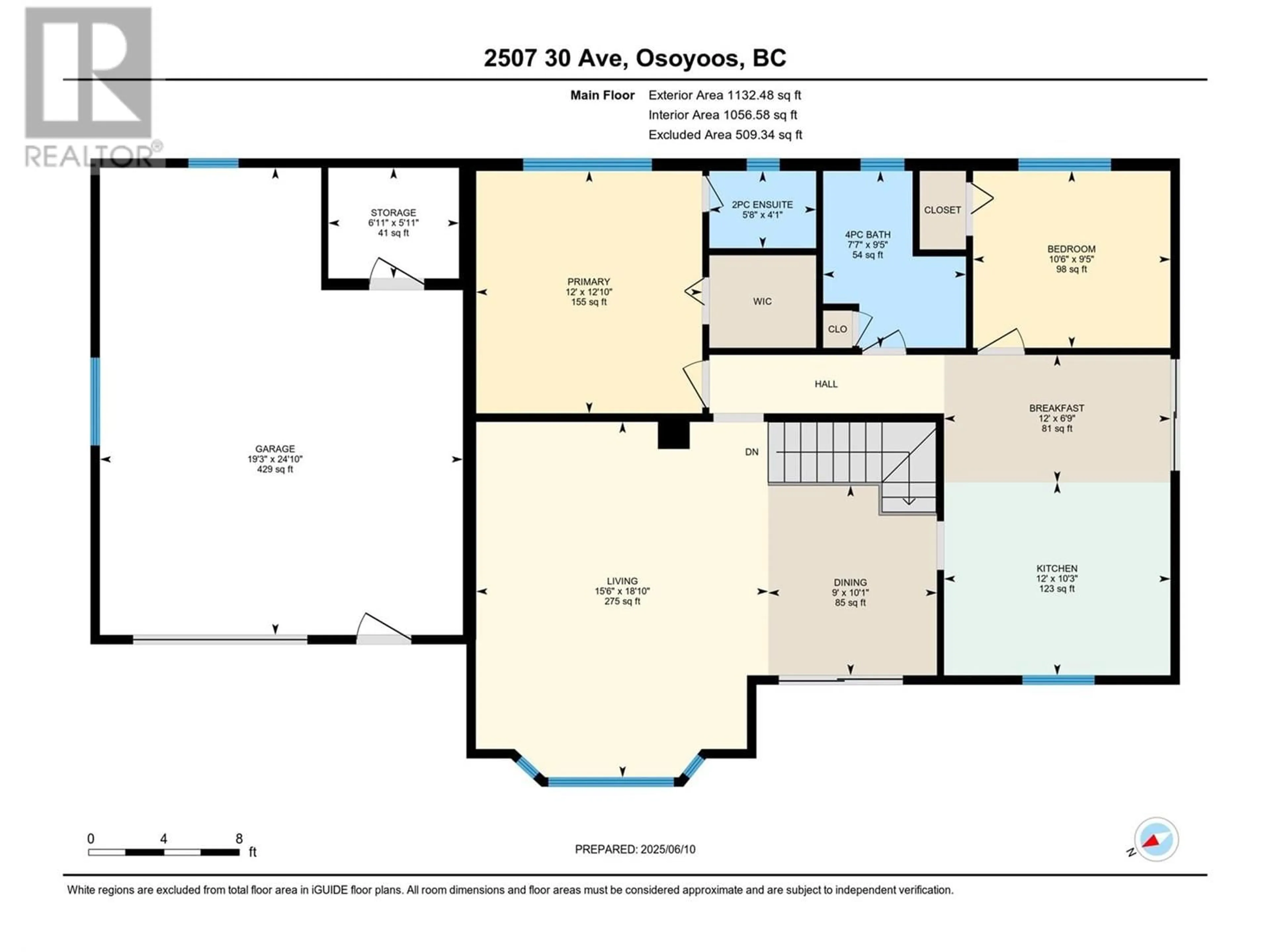 Floor plan for 2507 30TH AVENUE, Osoyoos British Columbia V0H1V6