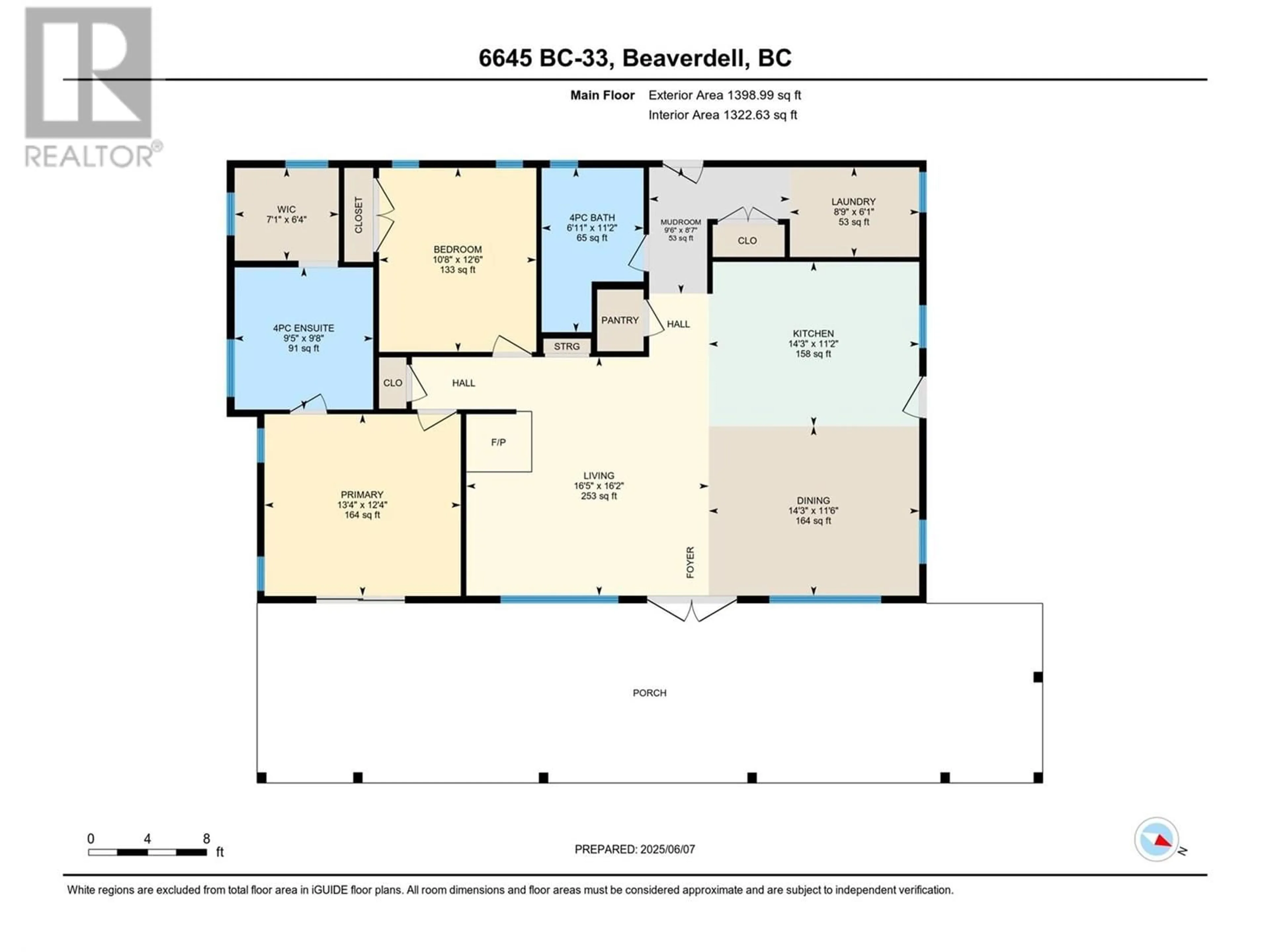 Floor plan for 6645 HIGHWAY 33 HIGHWAY, Carmi British Columbia V0H1A0