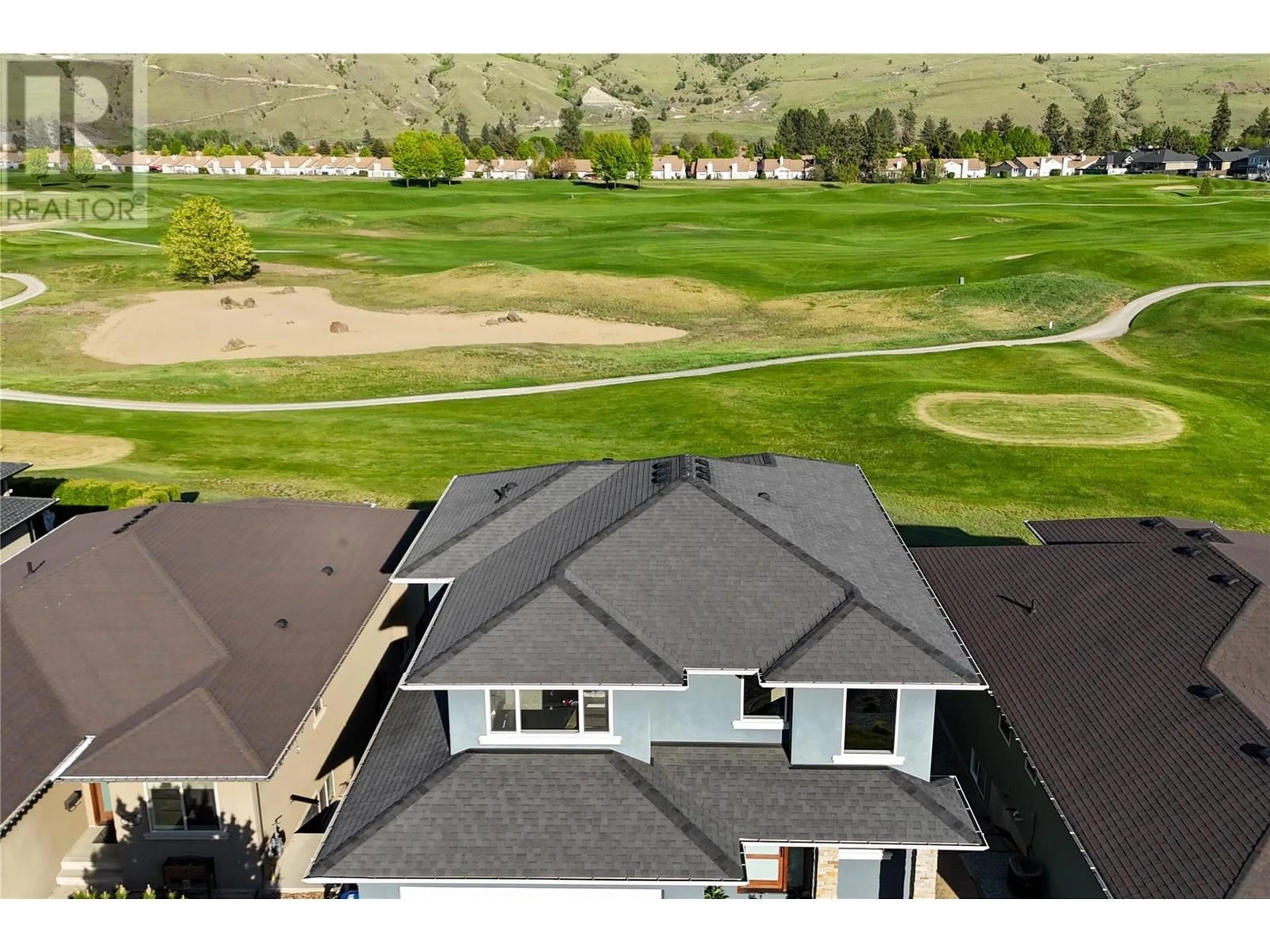 A pic from outside/outdoor area/front of a property/back of a property/a pic from drone, mountain view for 19 - 3665 WESTSYDE ROAD, Kamloops British Columbia V2B7H5