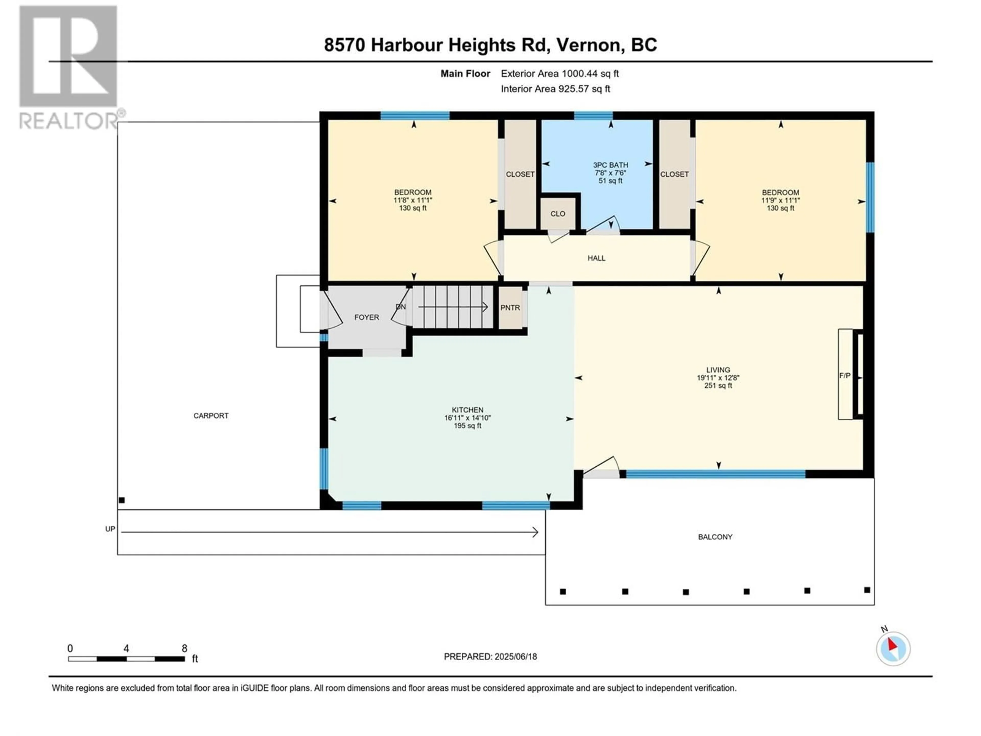 Floor plan for 8570 HARBOUR HEIGHTS ROAD, Vernon British Columbia V1H1J8