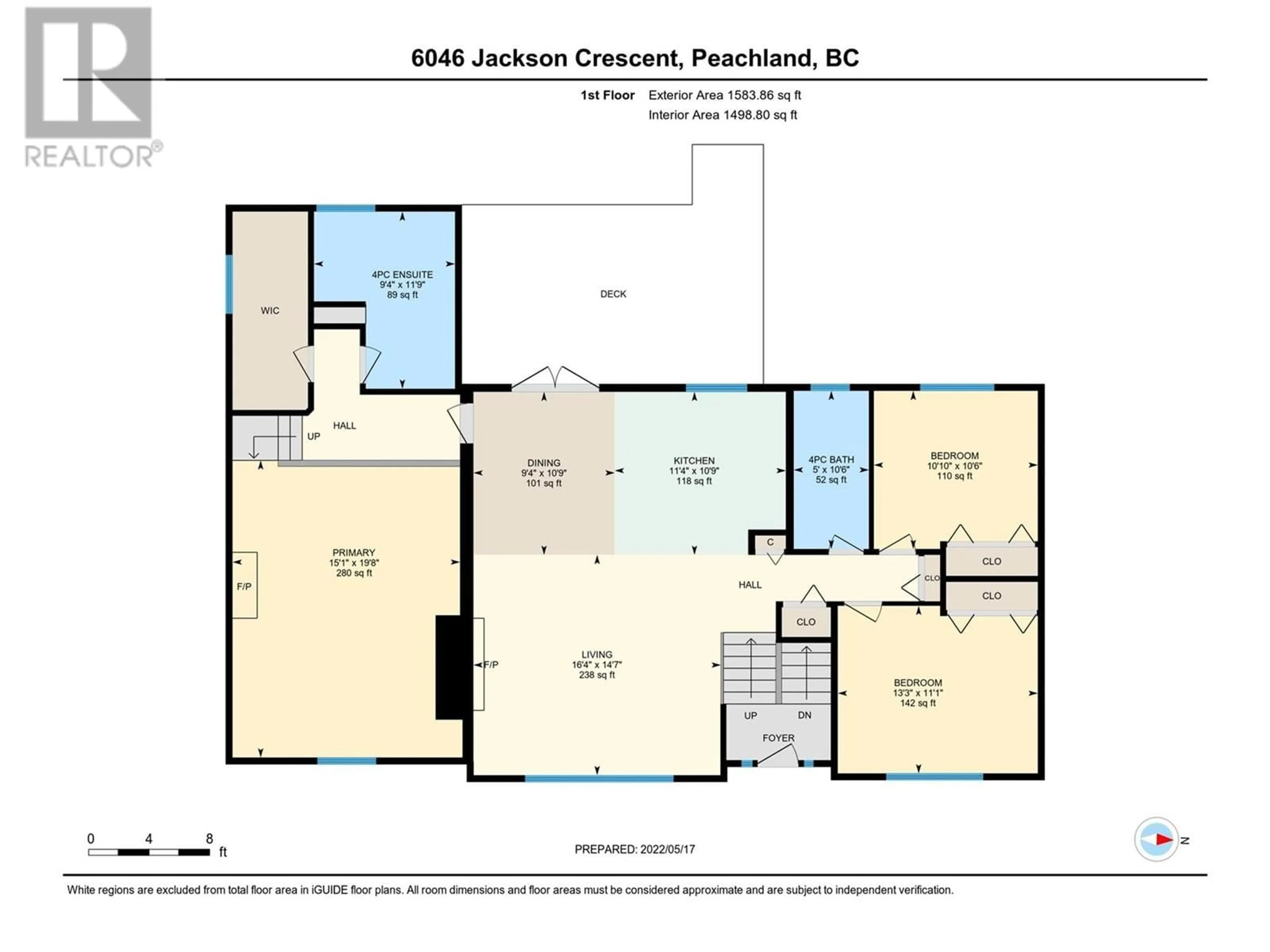 Floor plan for 6046 JACKSON CRESCENT, Peachland British Columbia V0H1X4