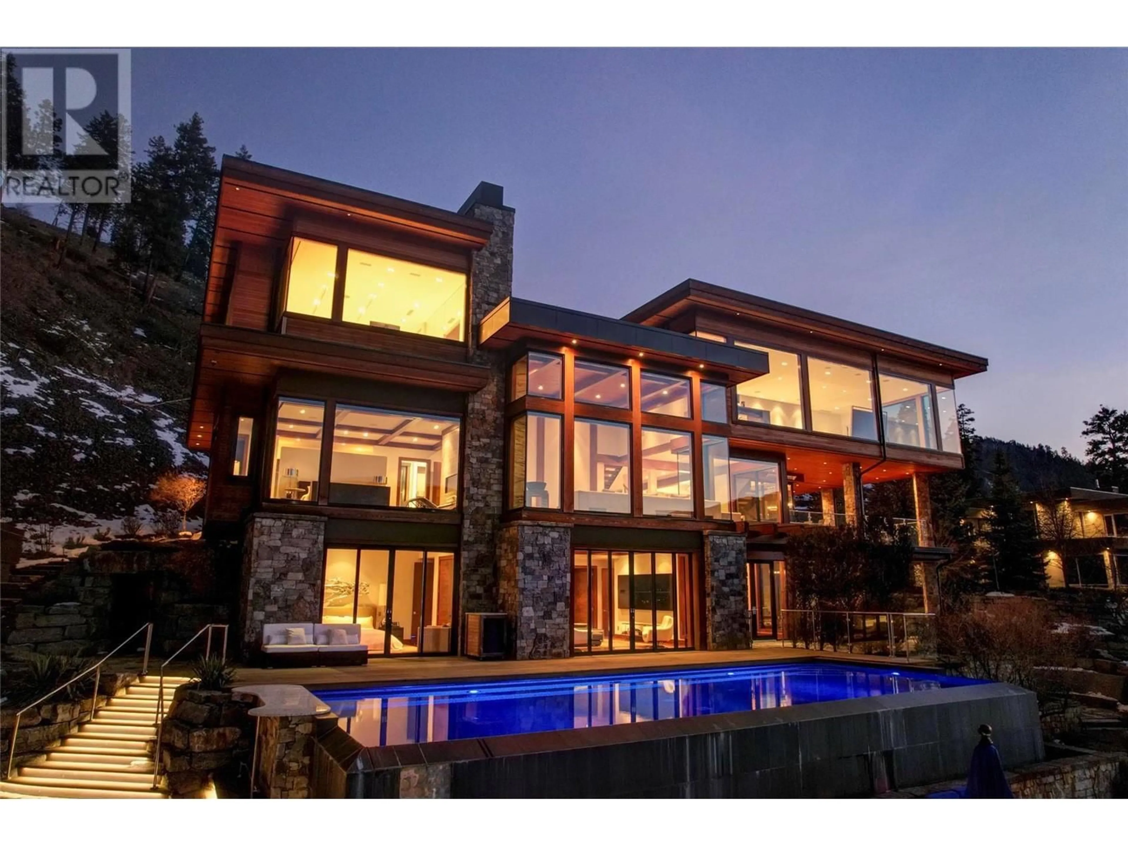 Home with brick exterior material, water/lake/river/ocean view for 23 - 180 SHEERWATER COURT, Kelowna British Columbia V1V2X1