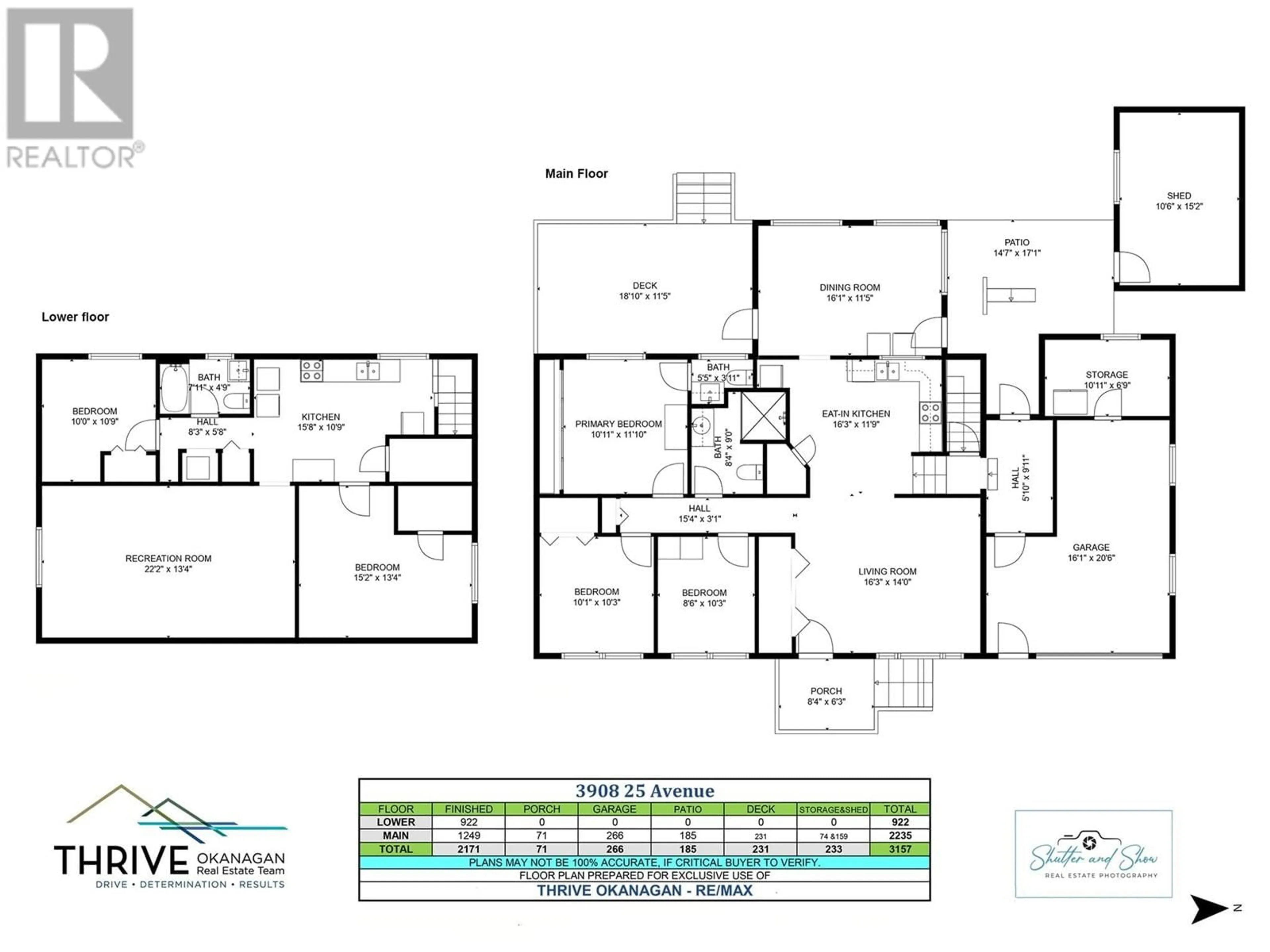 Floor plan for 3908 25 STREET, Vernon British Columbia V1T4R7