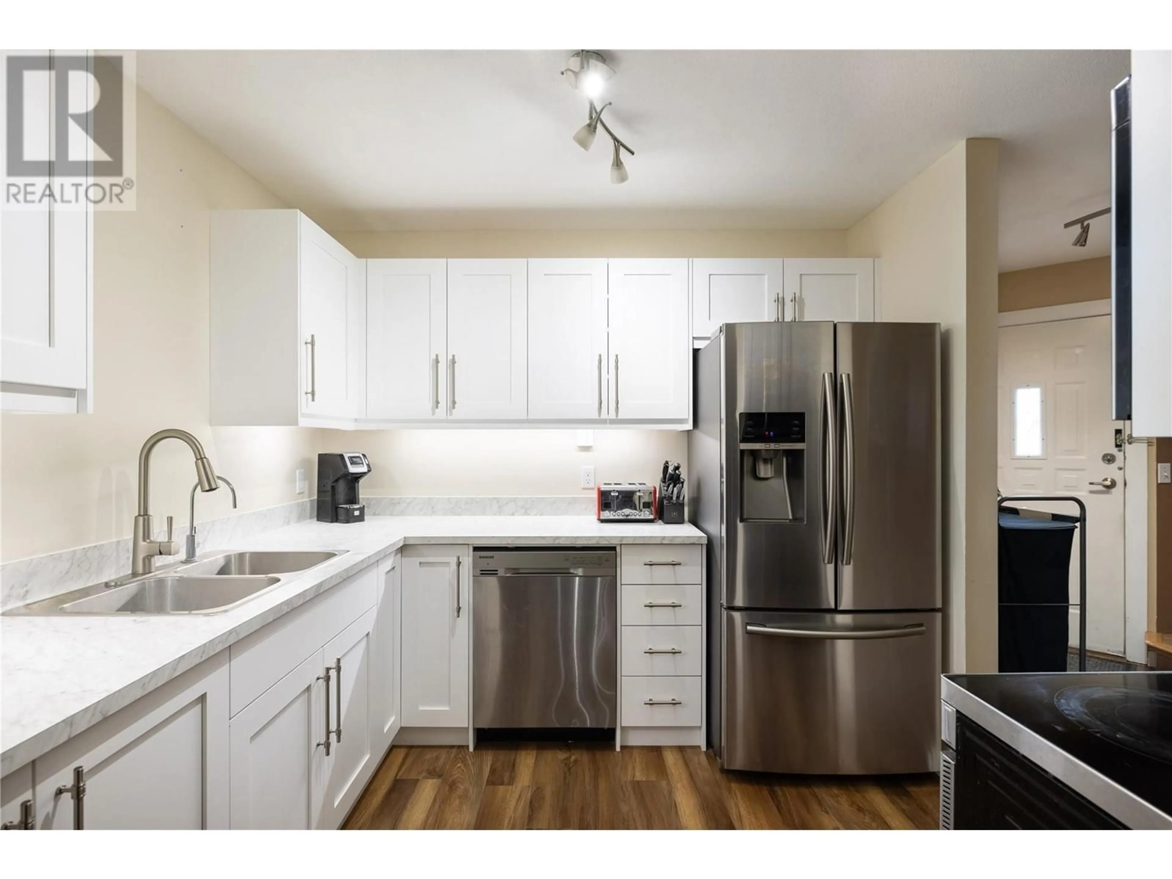 Standard kitchen, wood/laminate floor for 12 - 2156 BESSETTE STREET, Lumby British Columbia V0E2G0