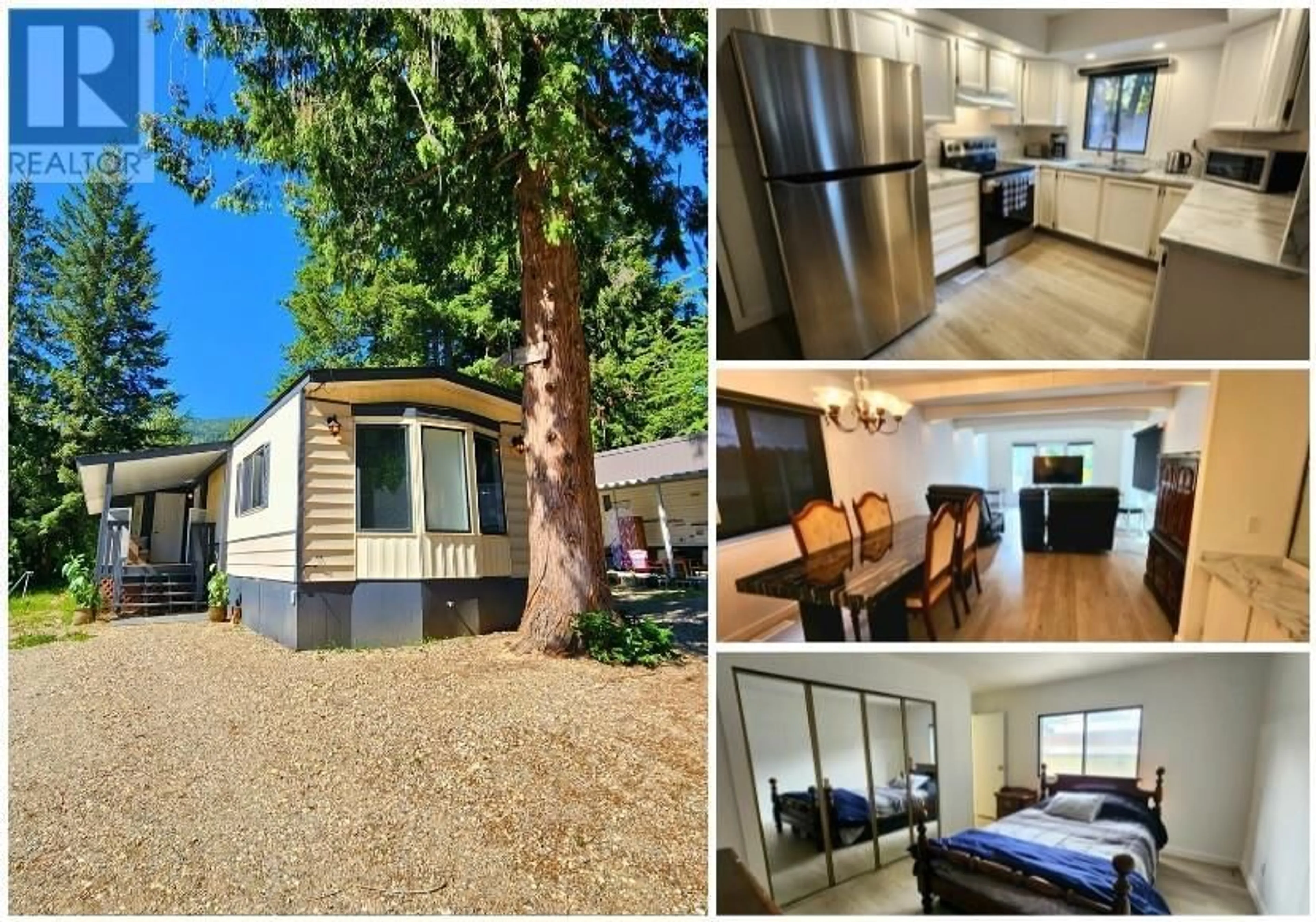 A pic from outside/outdoor area/front of a property/back of a property/a pic from drone, street for 2 - 959 MABEL LAKE ROAD, Enderby British Columbia V4Y4K7