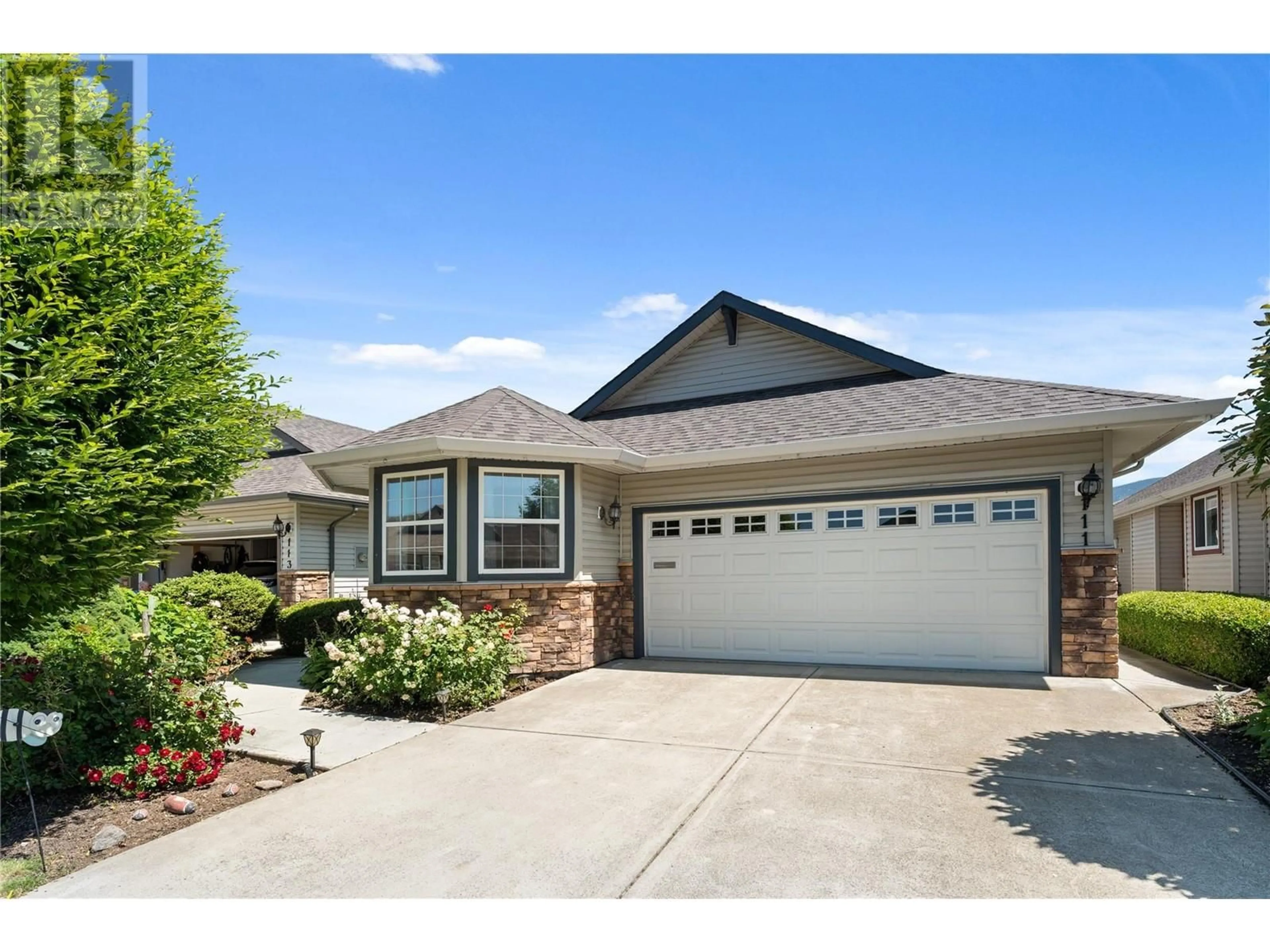 Home with vinyl exterior material, street for 111 - 1188 HOUGHTON ROAD, Kelowna British Columbia V1Y9K8