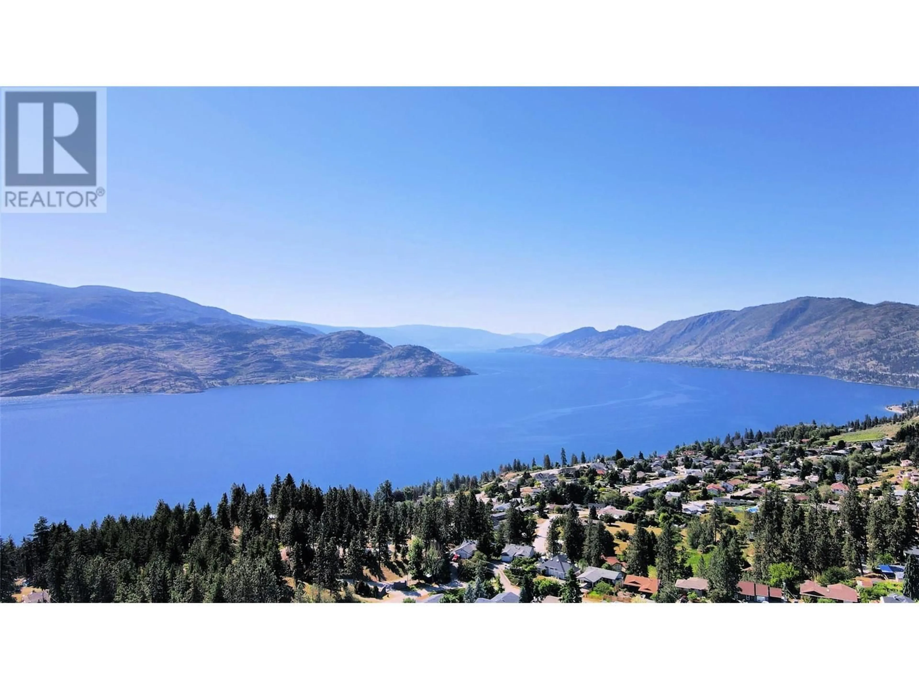 A pic from outside/outdoor area/front of a property/back of a property/a pic from drone, water/lake/river/ocean view for 6018 FULKS ROAD, Peachland British Columbia V0H1X4