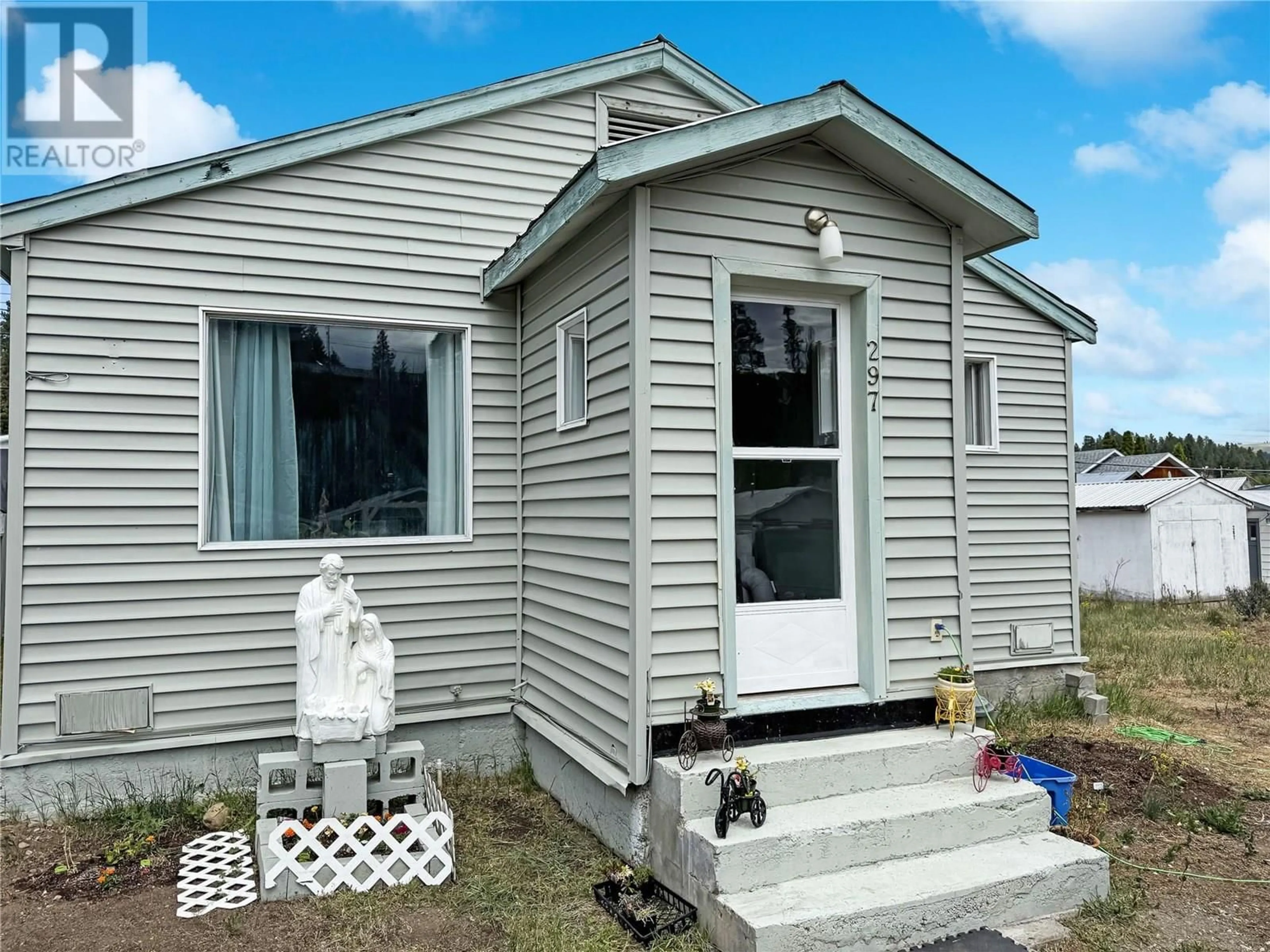 Home with vinyl exterior material, street for 297 LACHINE AVENUE, Princeton British Columbia V0X1W0