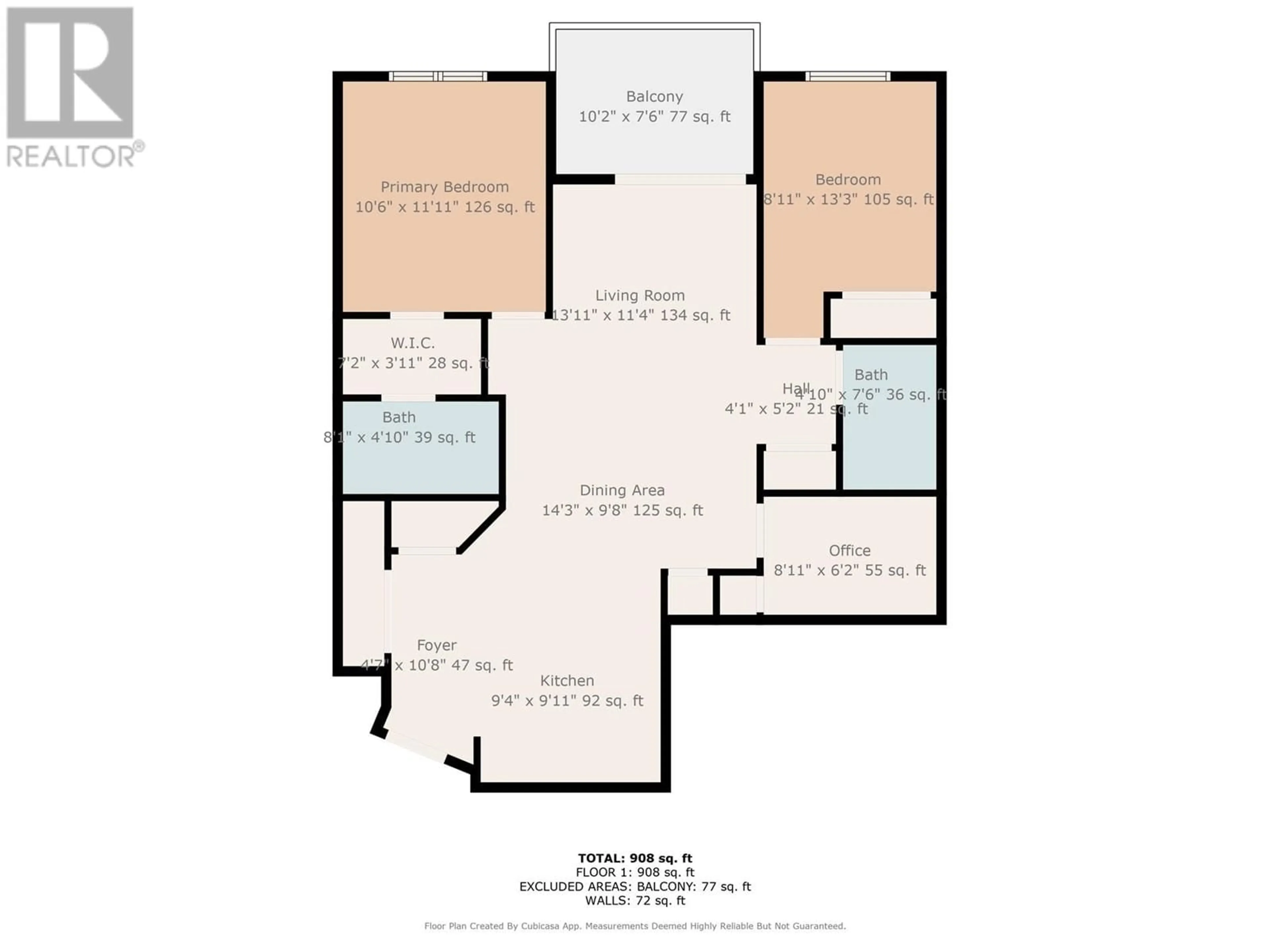 Floor plan for 203 - 101 COSSAR AVENUE, Penticton British Columbia V2A2V3