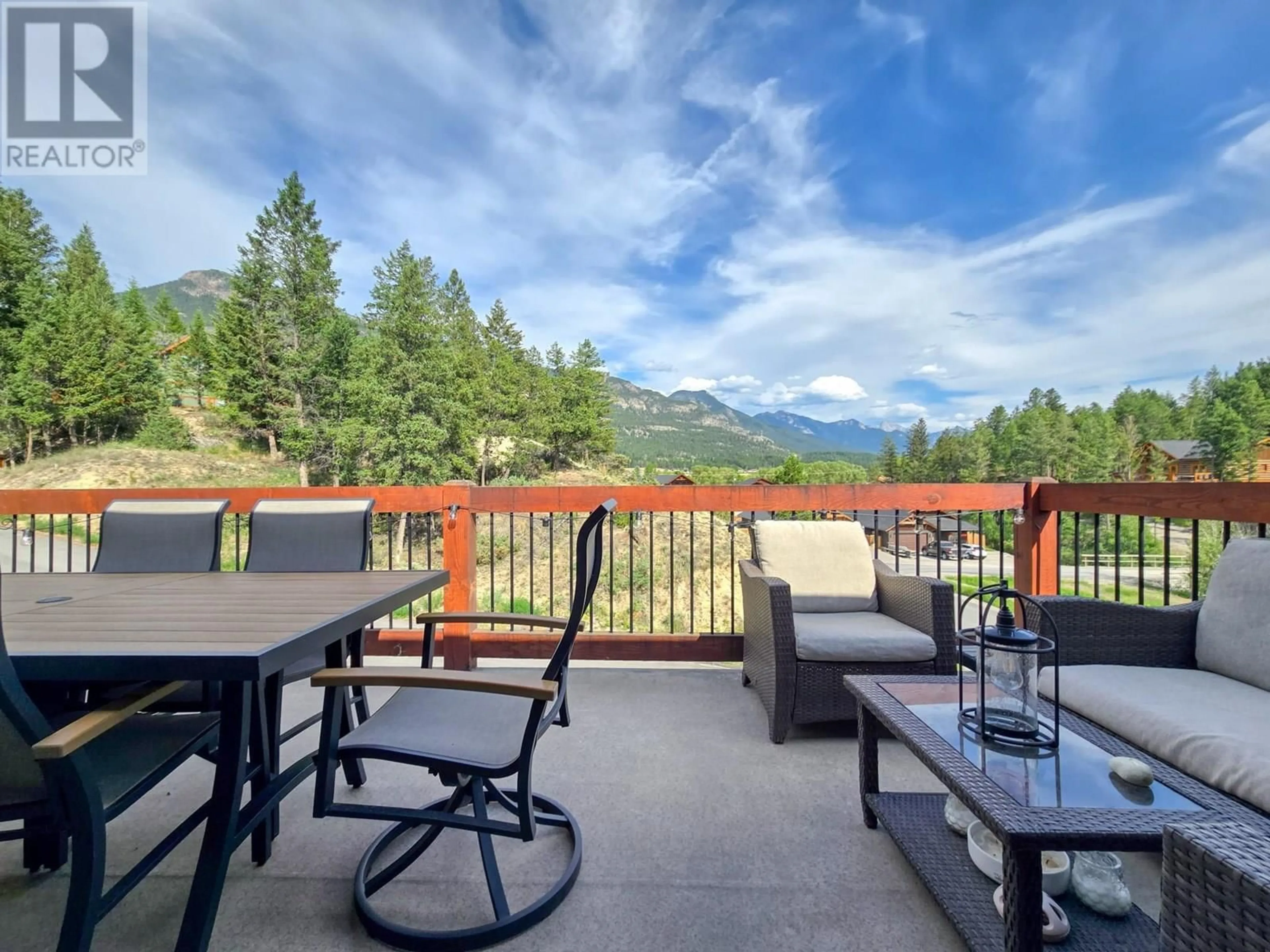 Patio, mountain view for 22 - 989 SWANSEA VIEW ROAD, Windermere British Columbia V0A1K3