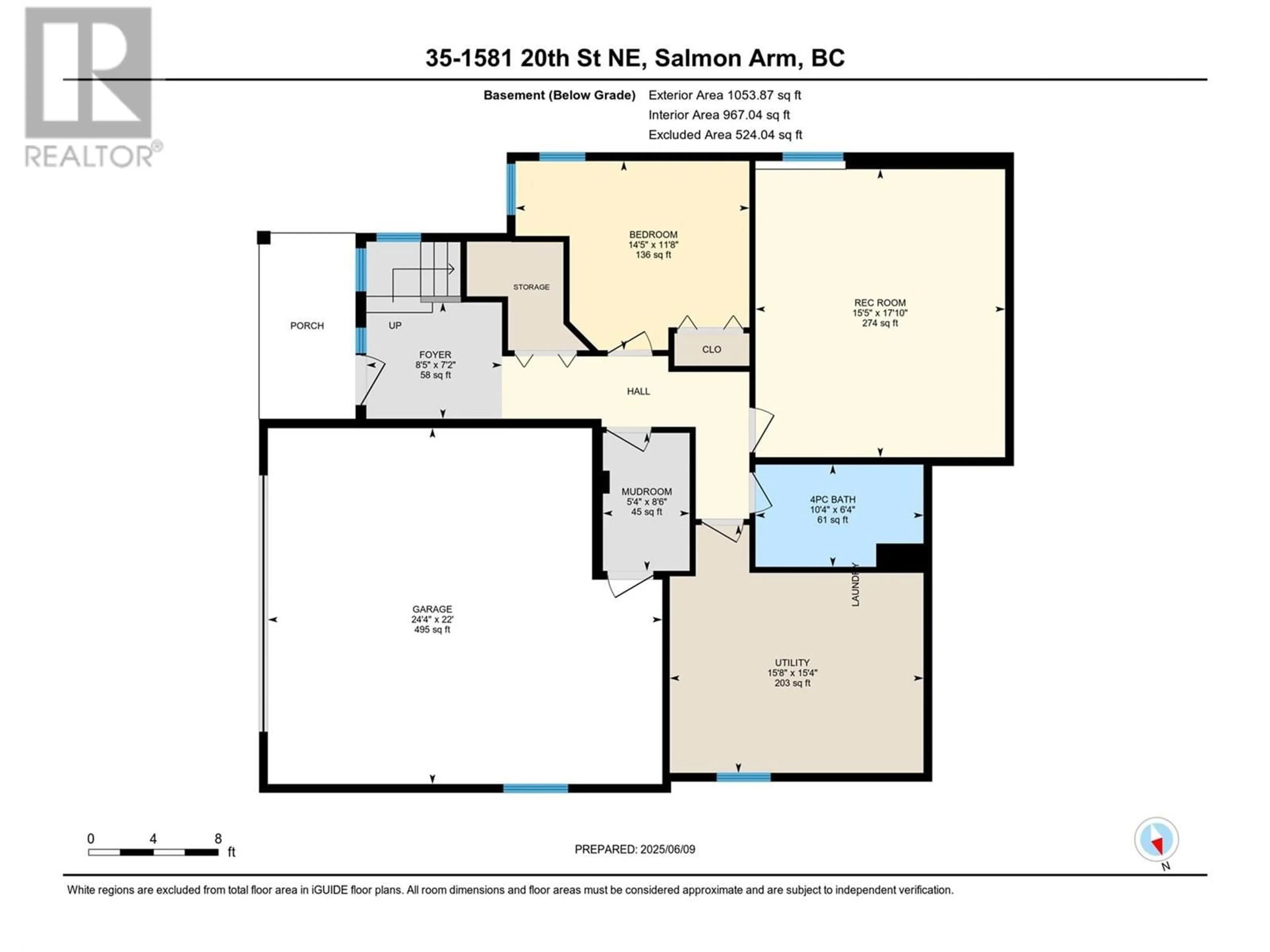 Floor plan for 35 - 1581 20TH STREET NORTHEAST, Salmon Arm British Columbia V1E0A7