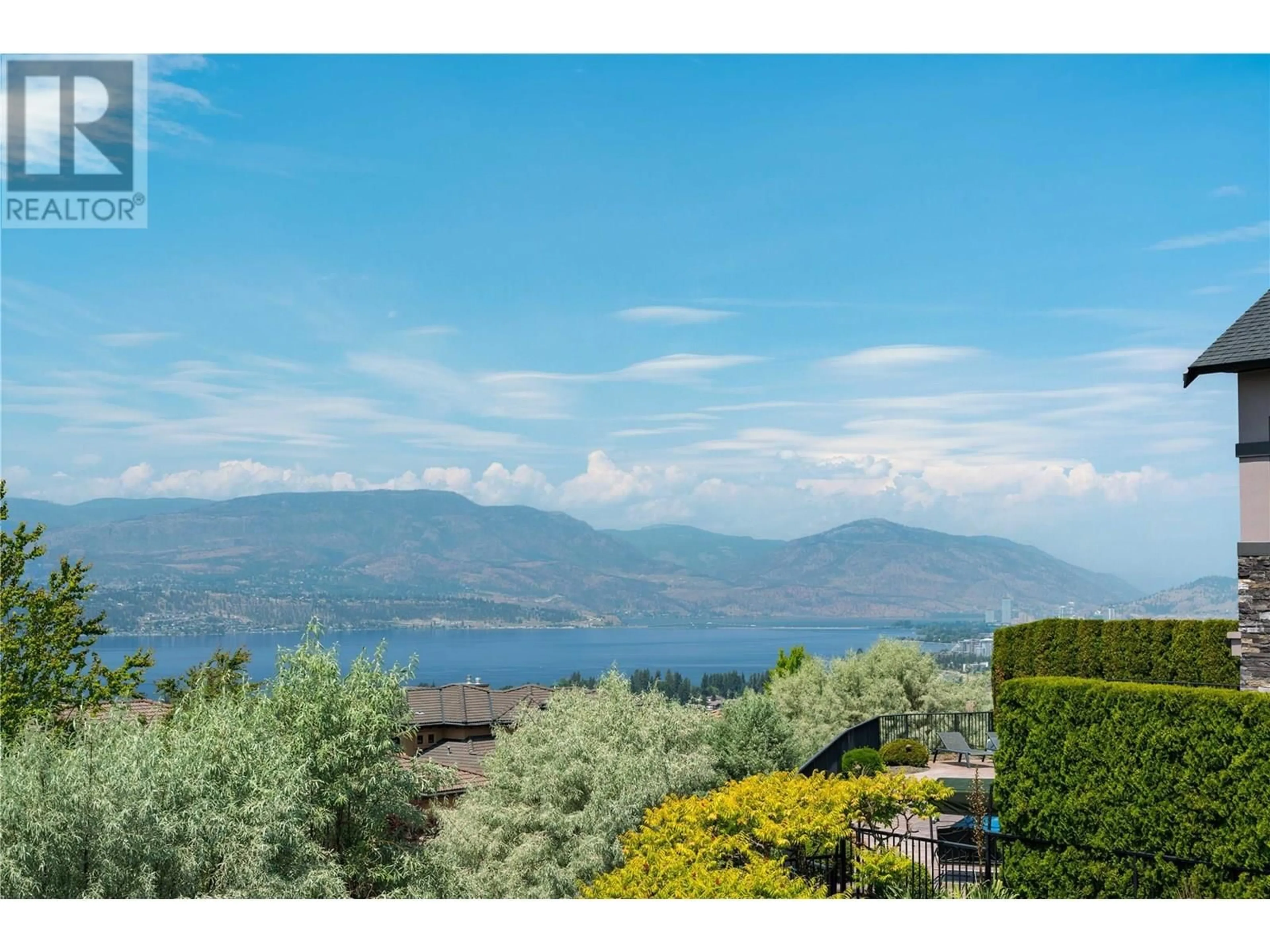 A pic from outside/outdoor area/front of a property/back of a property/a pic from drone, water/lake/river/ocean view for 722 MARIN CRESCENT, Kelowna British Columbia V1W5C8