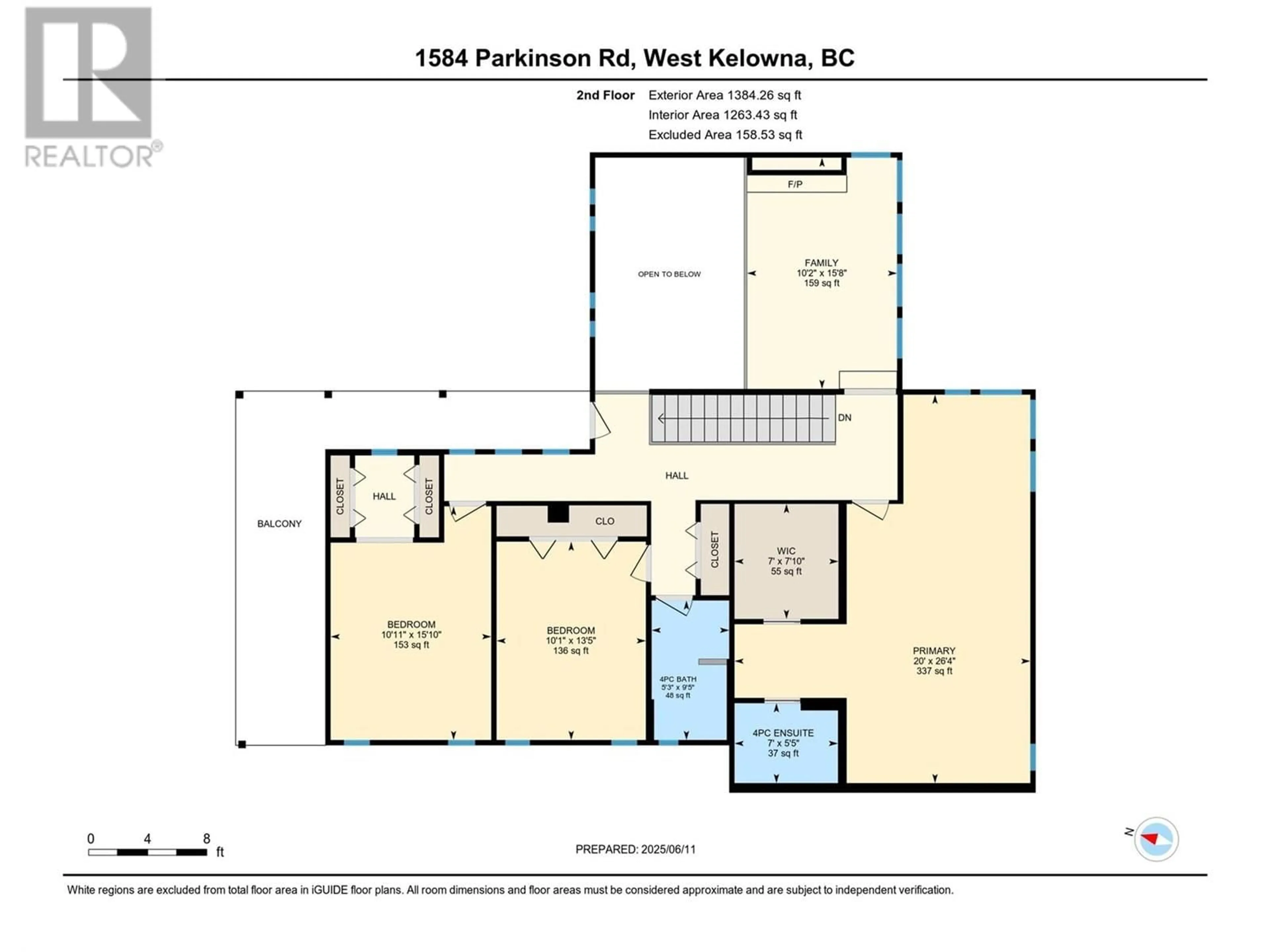 Floor plan for 1584 PARKINSON ROAD, West Kelowna British Columbia V1Z2X2