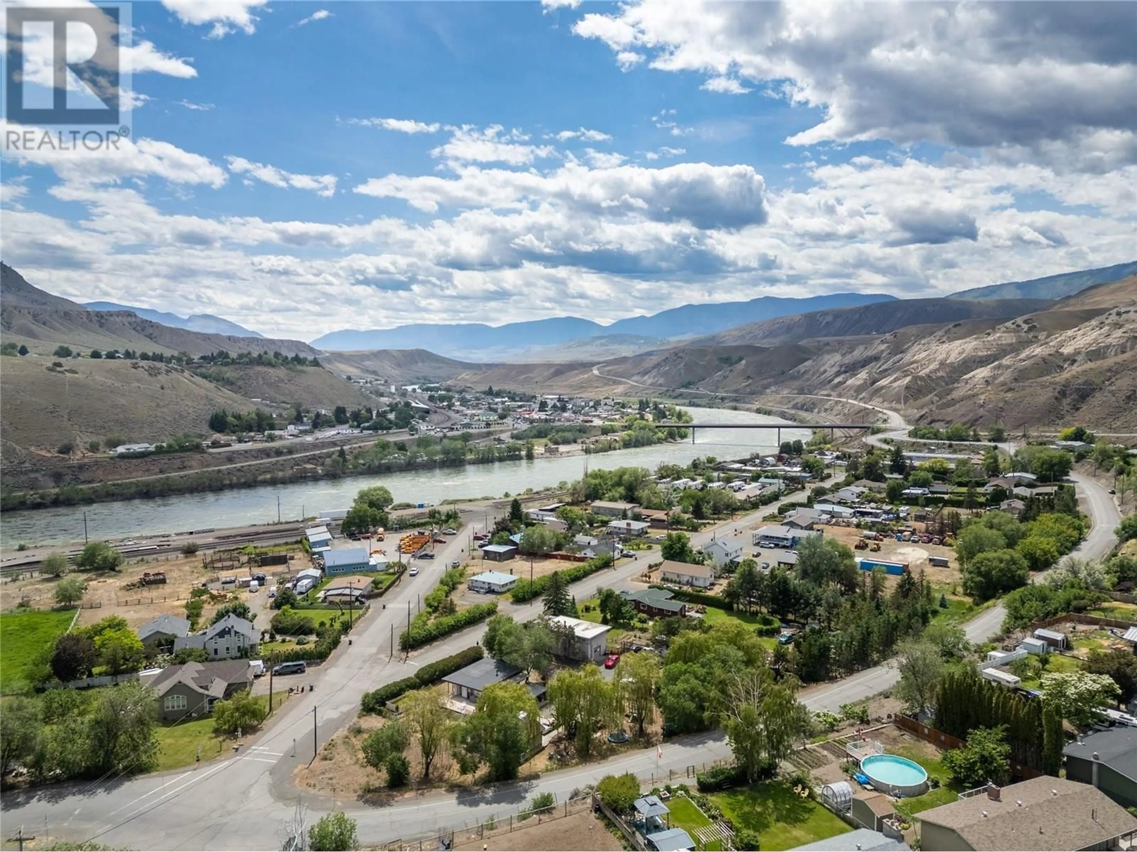 A pic from outside/outdoor area/front of a property/back of a property/a pic from drone, water/lake/river/ocean view for 310 - 825 HILL STREET, Ashcroft British Columbia V0K1A0