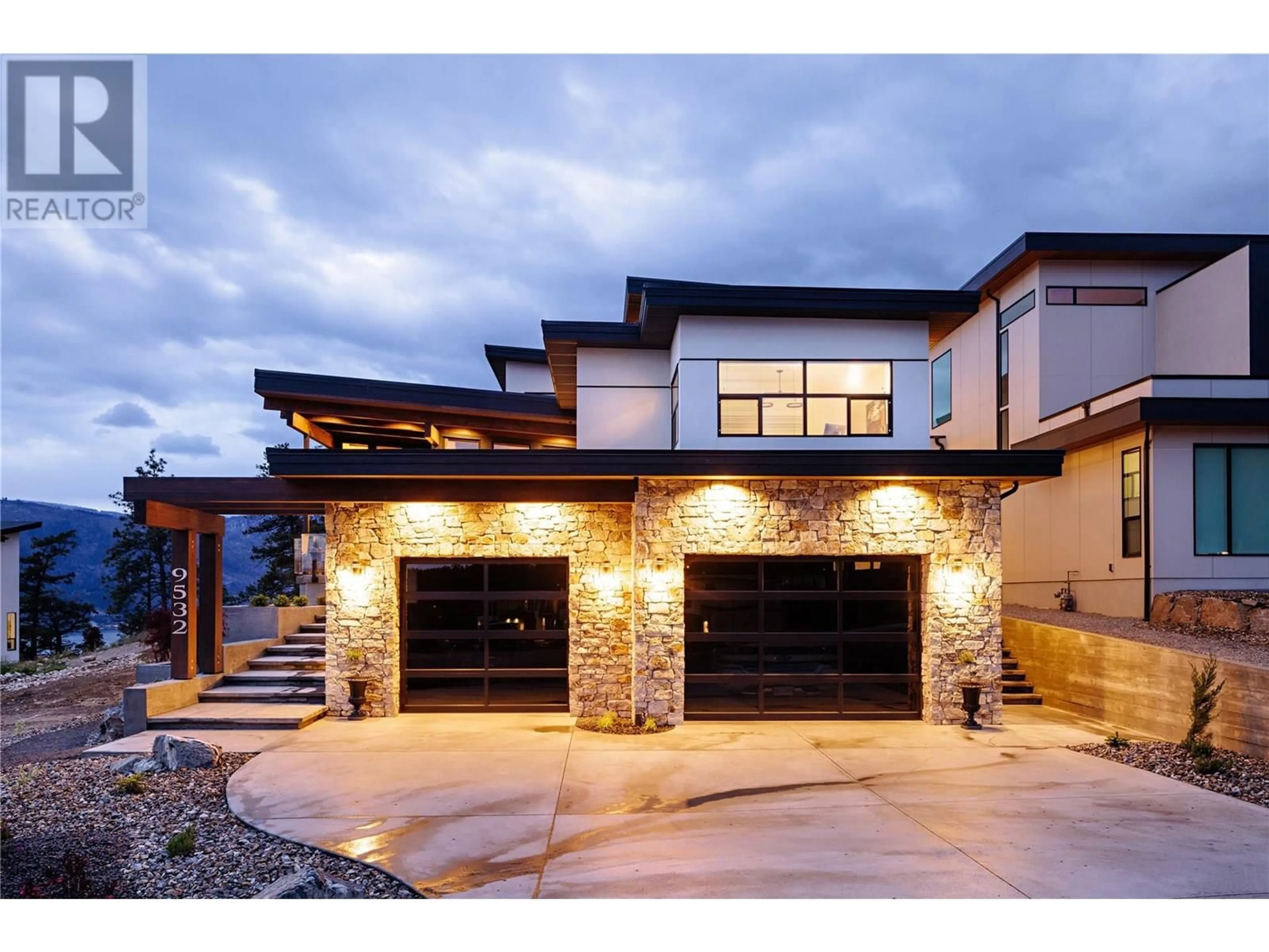 Home with brick exterior material, unknown for 9532 BENCHLAND DRIVE, Lake Country British Columbia V4V2T4