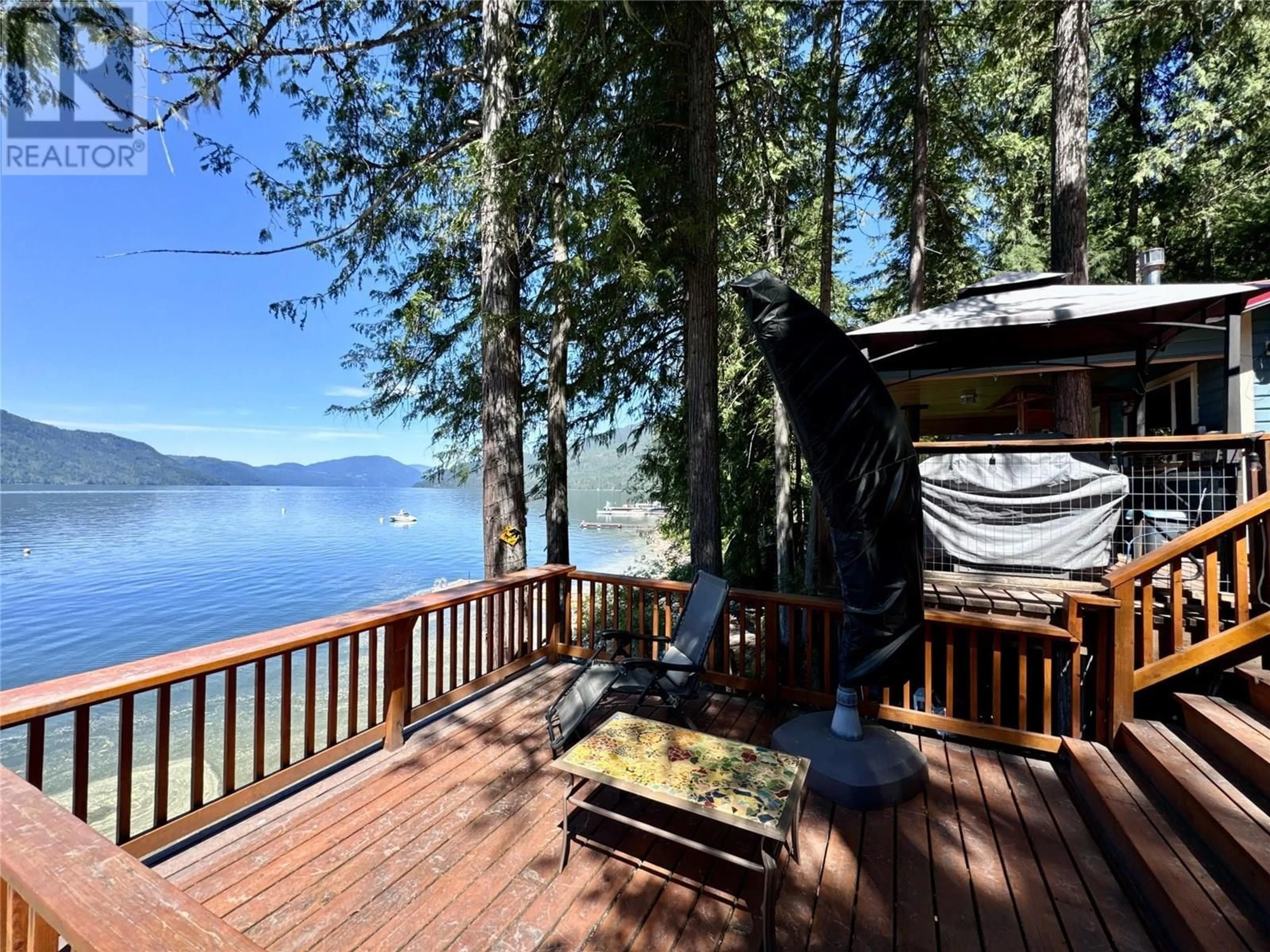 Patio, water/lake/river/ocean view for 6 WILSON CREEK SHUSWAP LAKE OTHER, Sicamous British Columbia V0E2V0