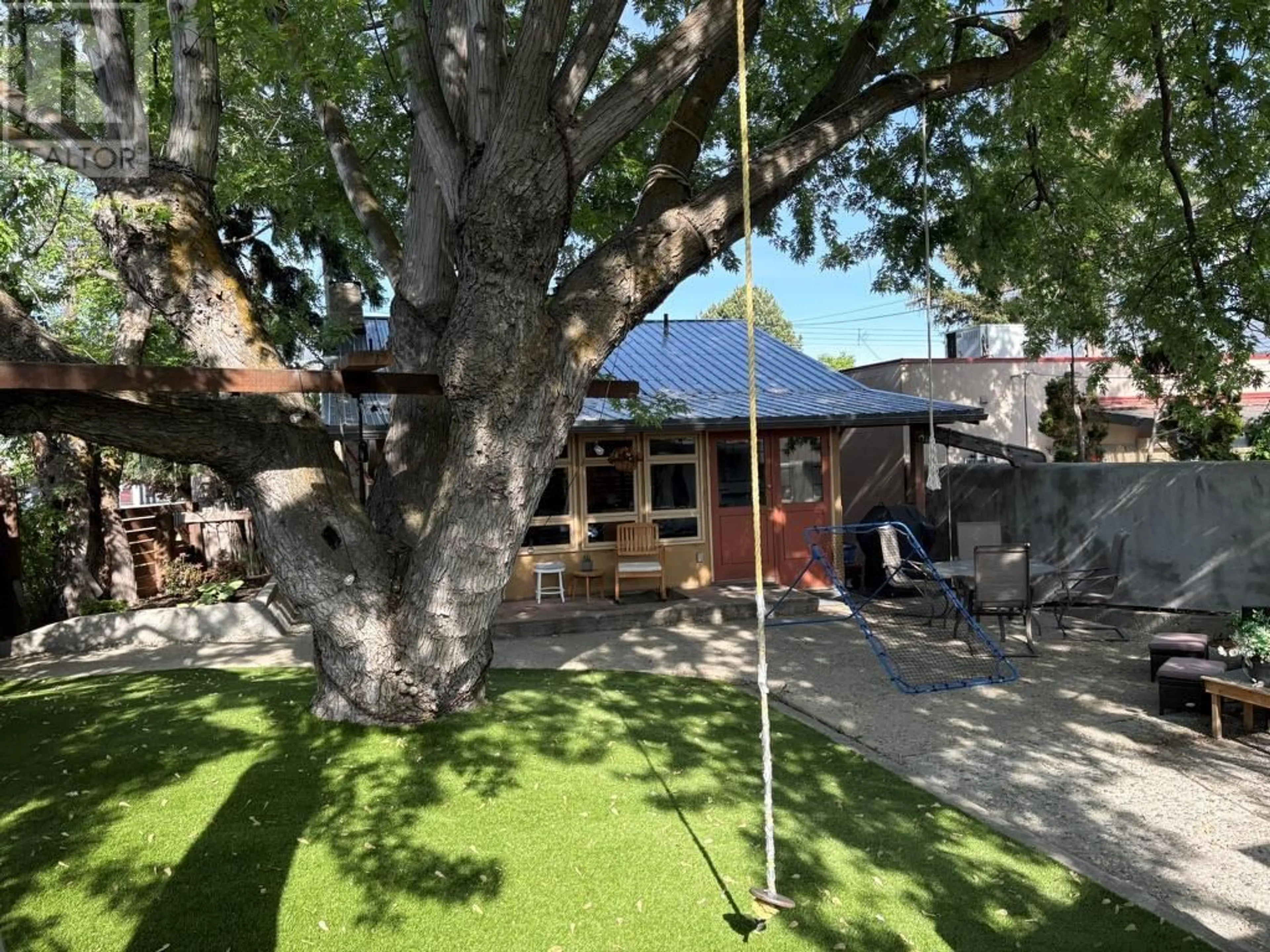 A pic from outside/outdoor area/front of a property/back of a property/a pic from drone, street for 396 VAN HORNE STREET, Penticton British Columbia V2A4K5