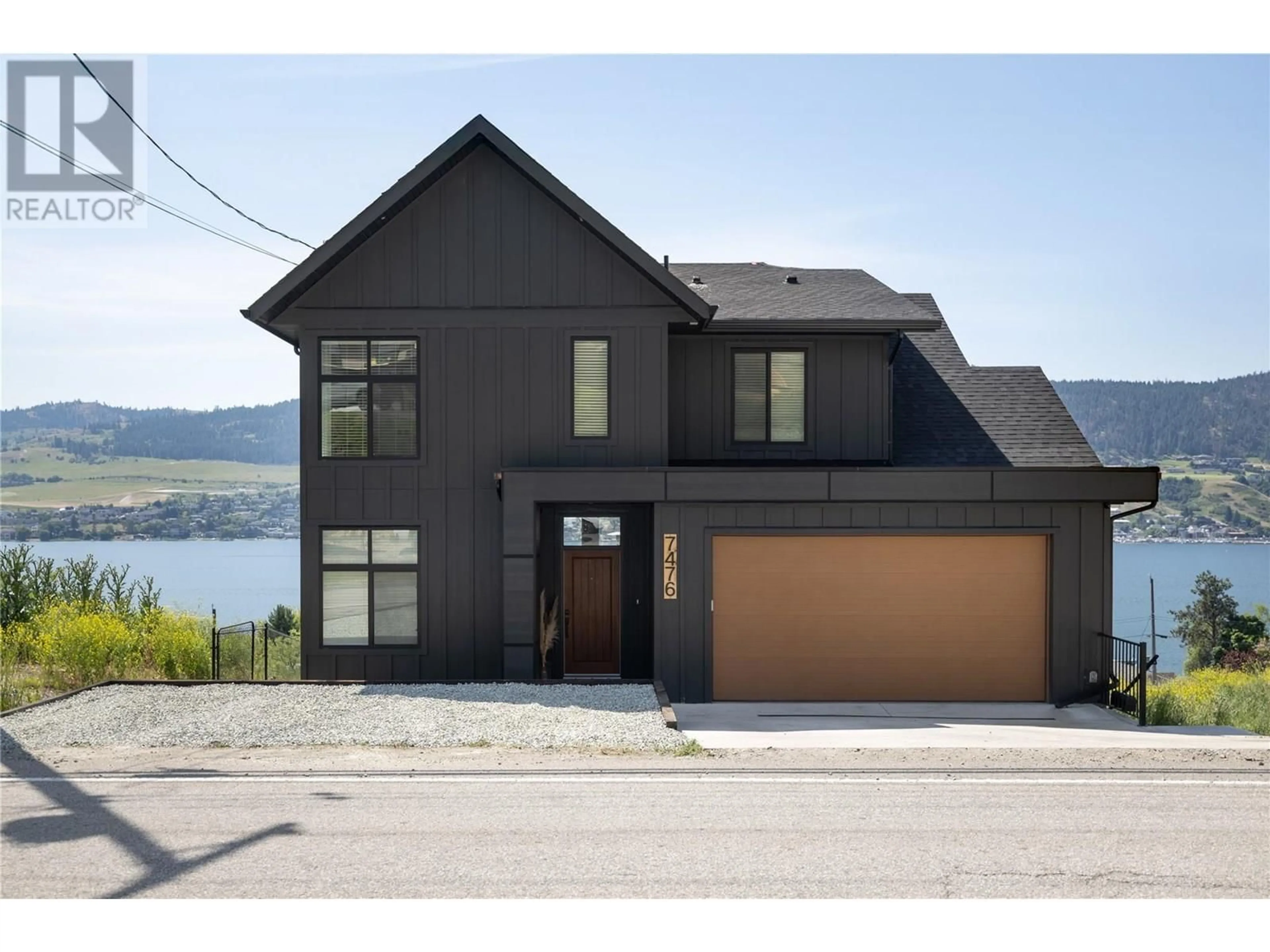 Home with brick exterior material, water/lake/river/ocean view for 7476 TRONSON ROAD, Vernon British Columbia V1H1C3