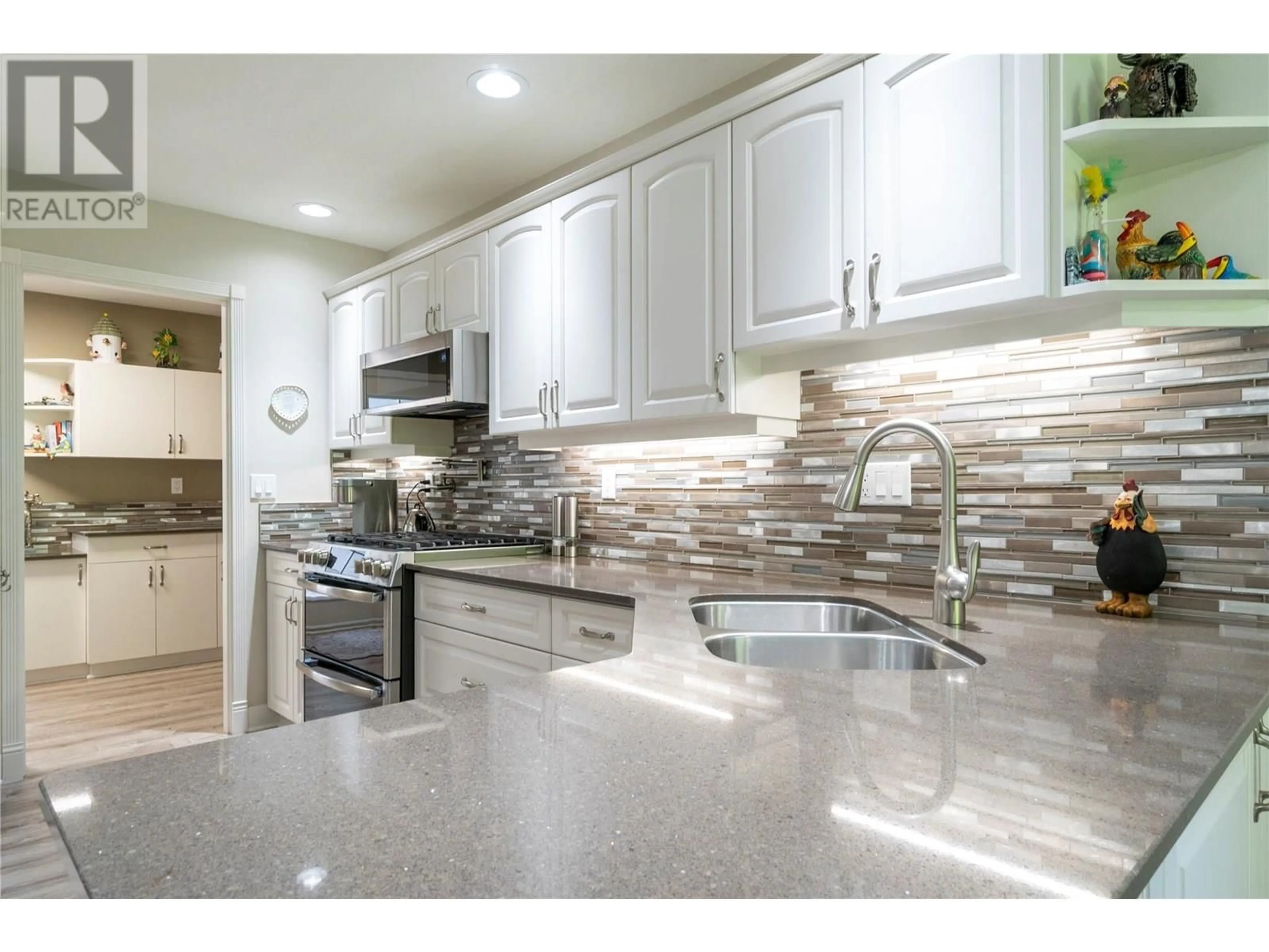 Contemporary kitchen, ceramic/tile floor for 1047 SCOTCH CREEK WHARF ROAD, Scotch Creek British Columbia V0E1M5