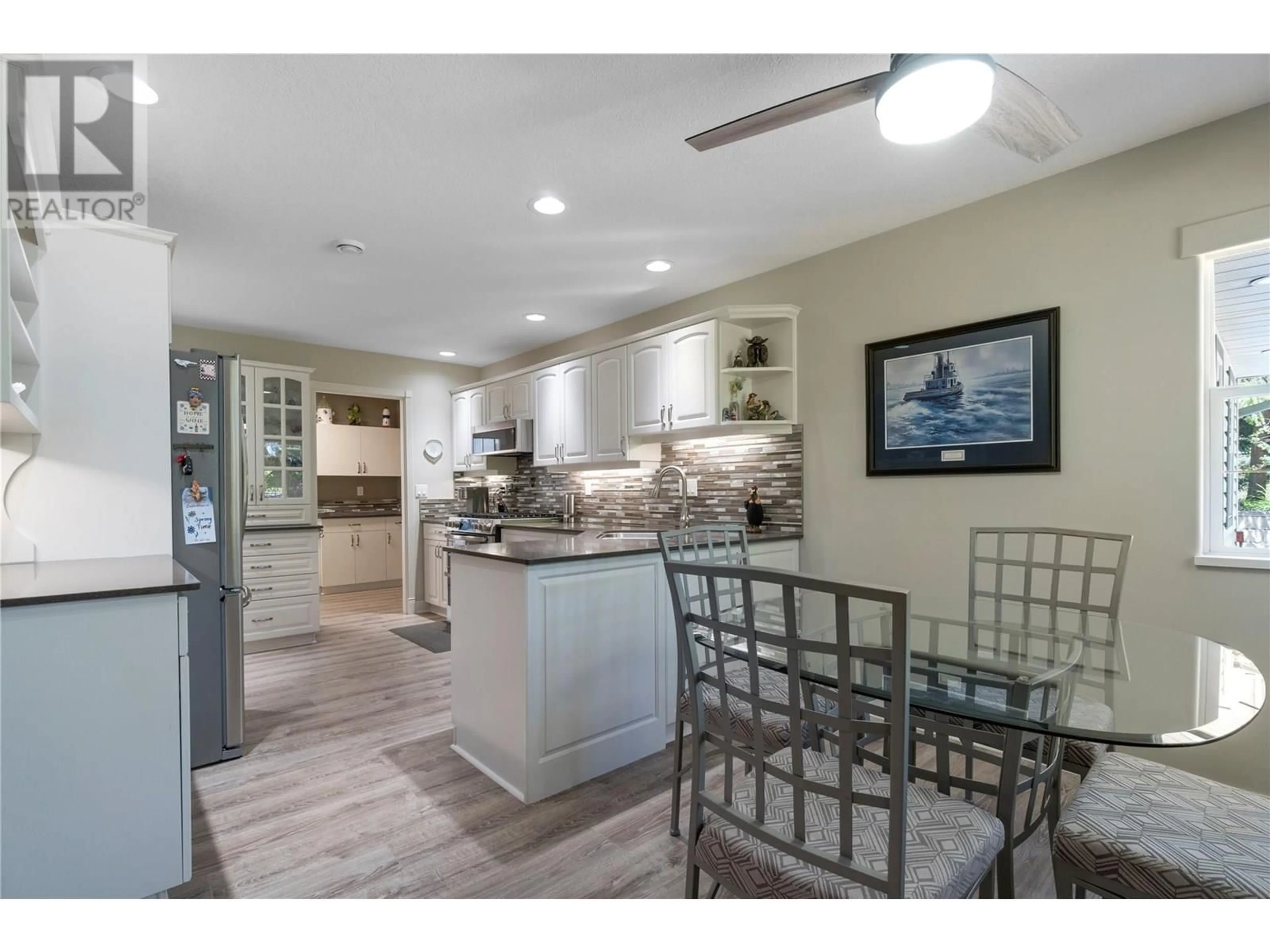 Open concept kitchen, ceramic/tile floor for 1047 SCOTCH CREEK WHARF ROAD, Scotch Creek British Columbia V0E1M5