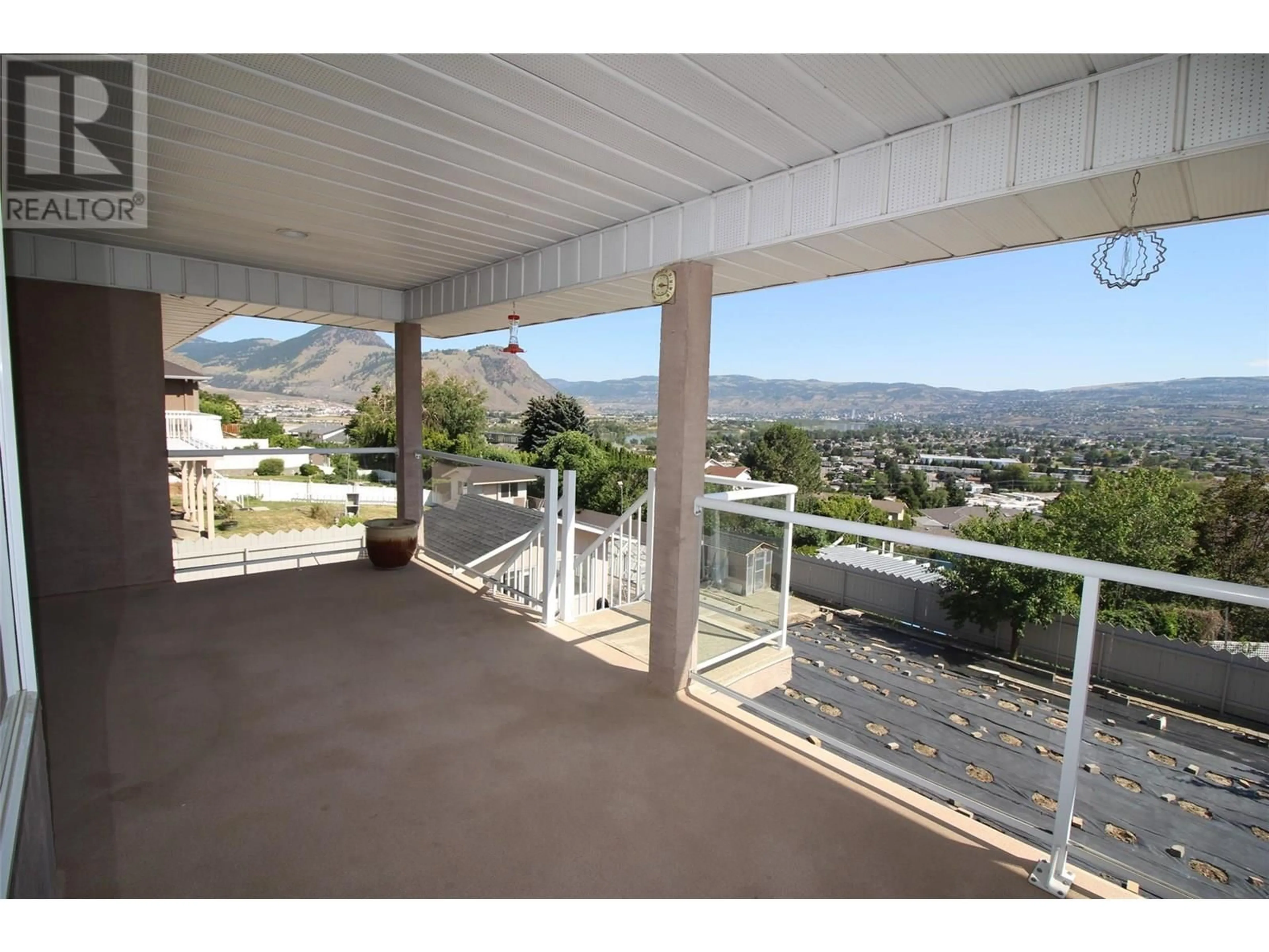 Balcony in the apartment, mountain view for 1727 BEARCROFT COURT, Kamloops British Columbia V2B8M2