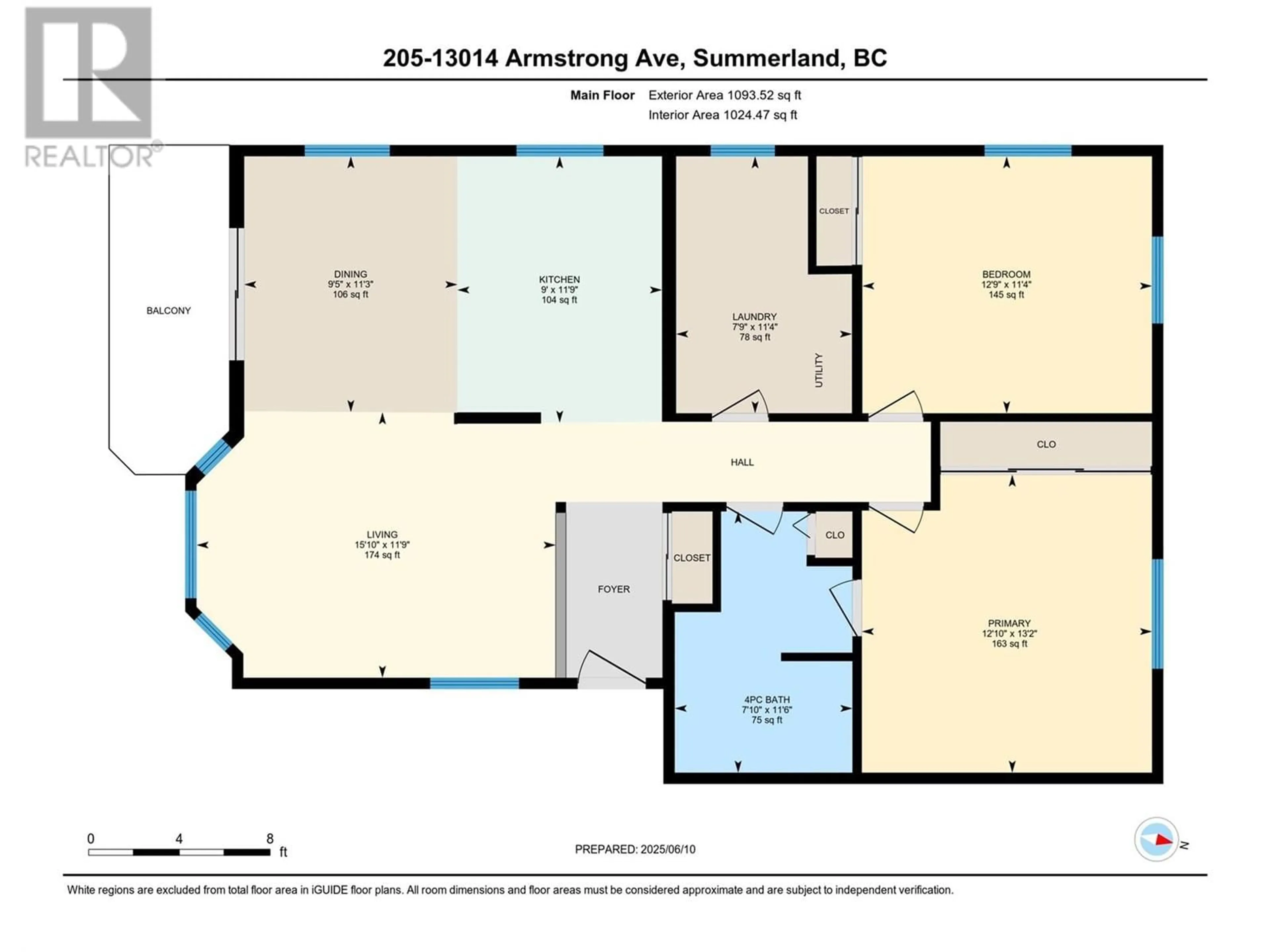 Floor plan for 205 - 13014 ARMSTRONG AVENUE, Summerland British Columbia V0H1Z0